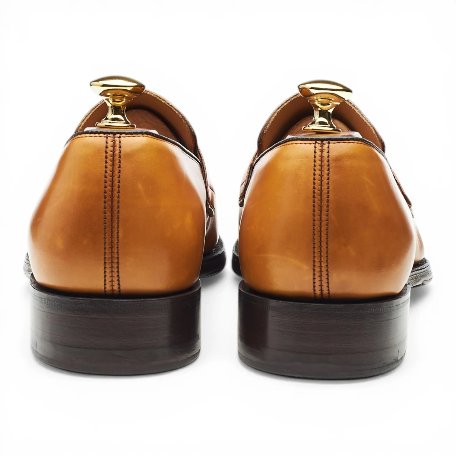 'Hertford 2' Tan Brown Leather Loafers UK 6 G - Image 4