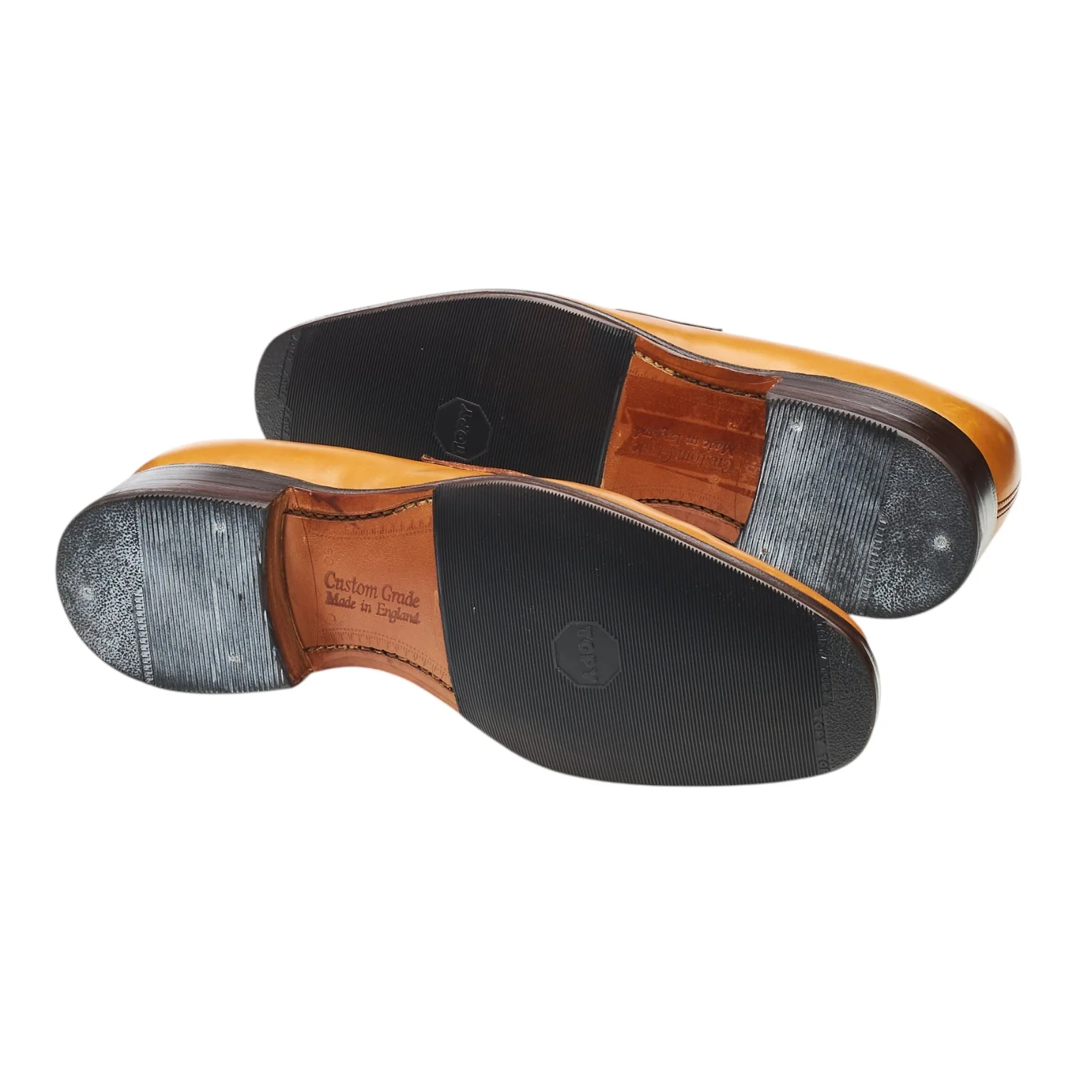 'Hertford 2' Tan Brown Leather Loafers UK 6 G - Image 5
