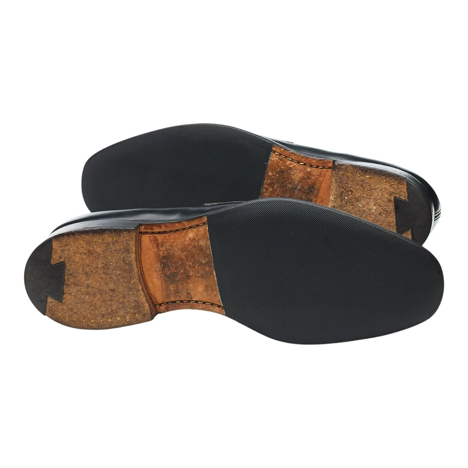 'Hertford' Black Leather Loafers UK 7 G - Image 5