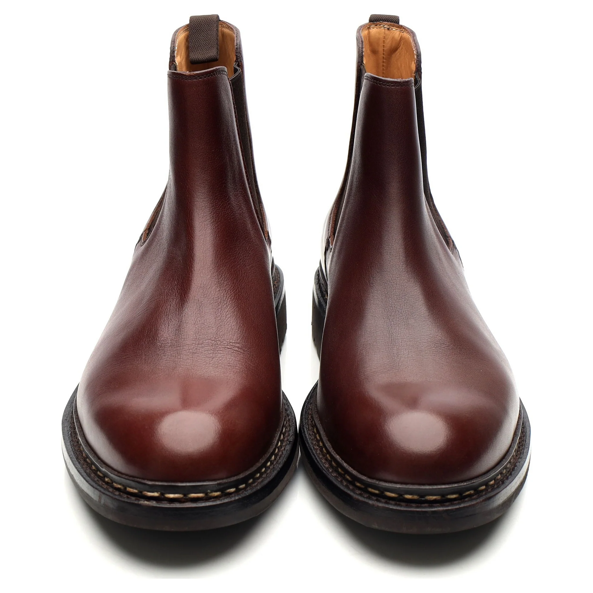 'Tremble' Brown Leather Chelsea Boots UK 7.5 - Image 9