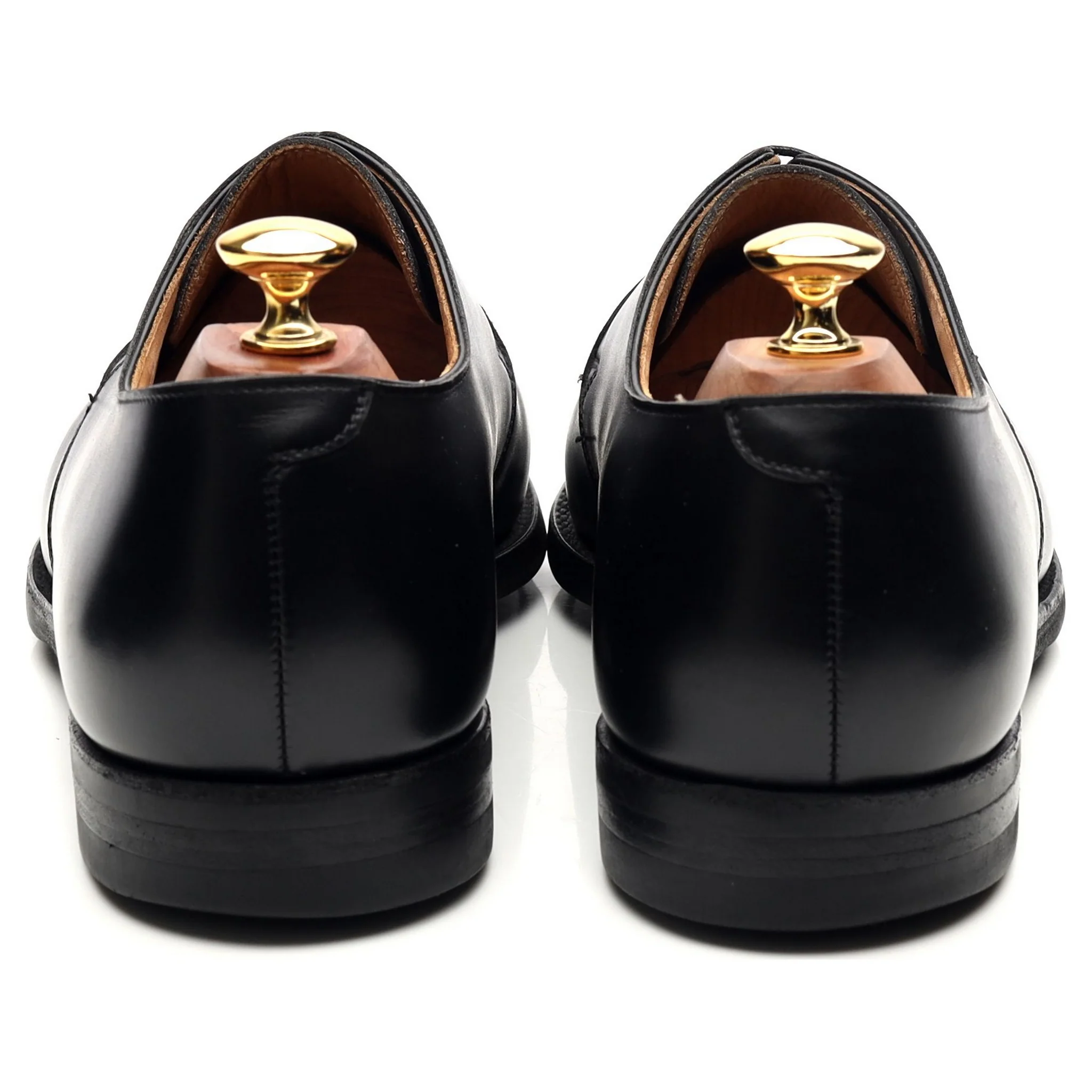 'Highbury' Black Leather Derby UK 9.5 E - Image 4