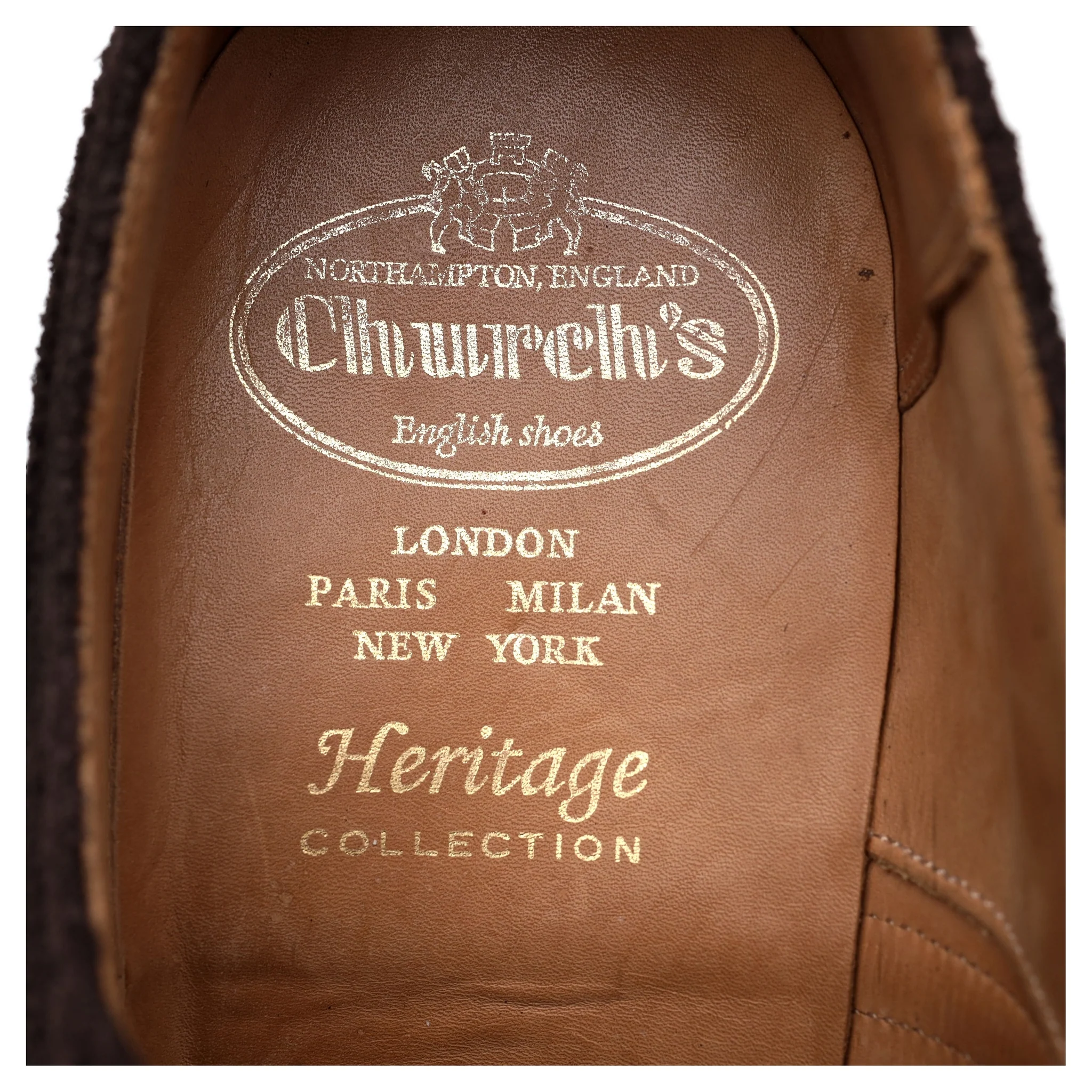 'Highgrove' Dark Brown Suede Oxford Brogues UK 7.5 F - Image 12