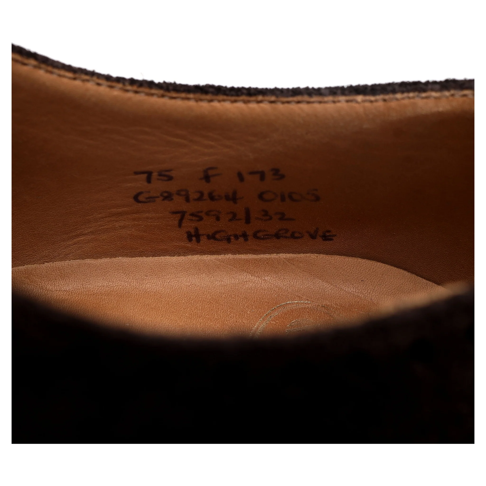 'Highgrove' Dark Brown Suede Oxford Brogues UK 7.5 F - Image 13