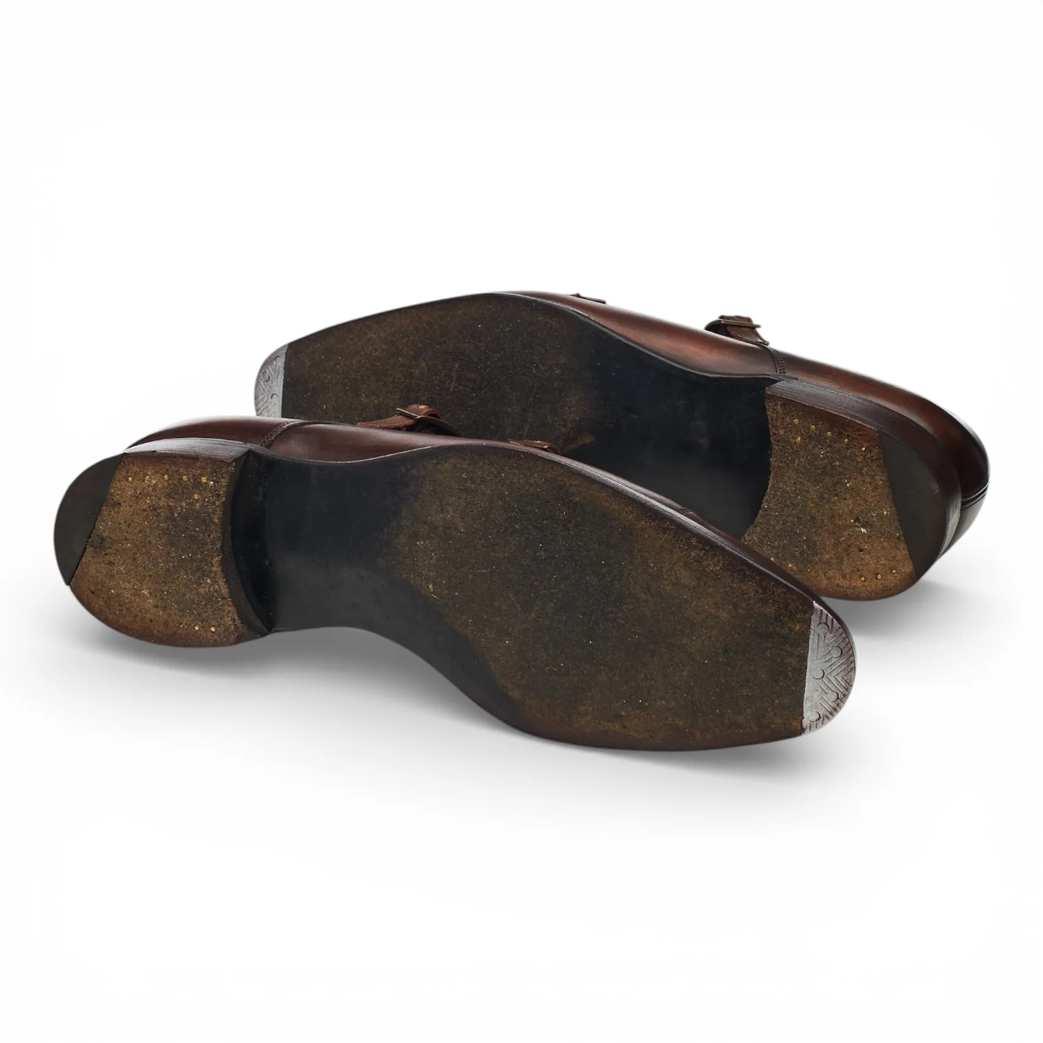 'Holyrood' Brown Leather Double Monk Strap UK 9 F - Image 5