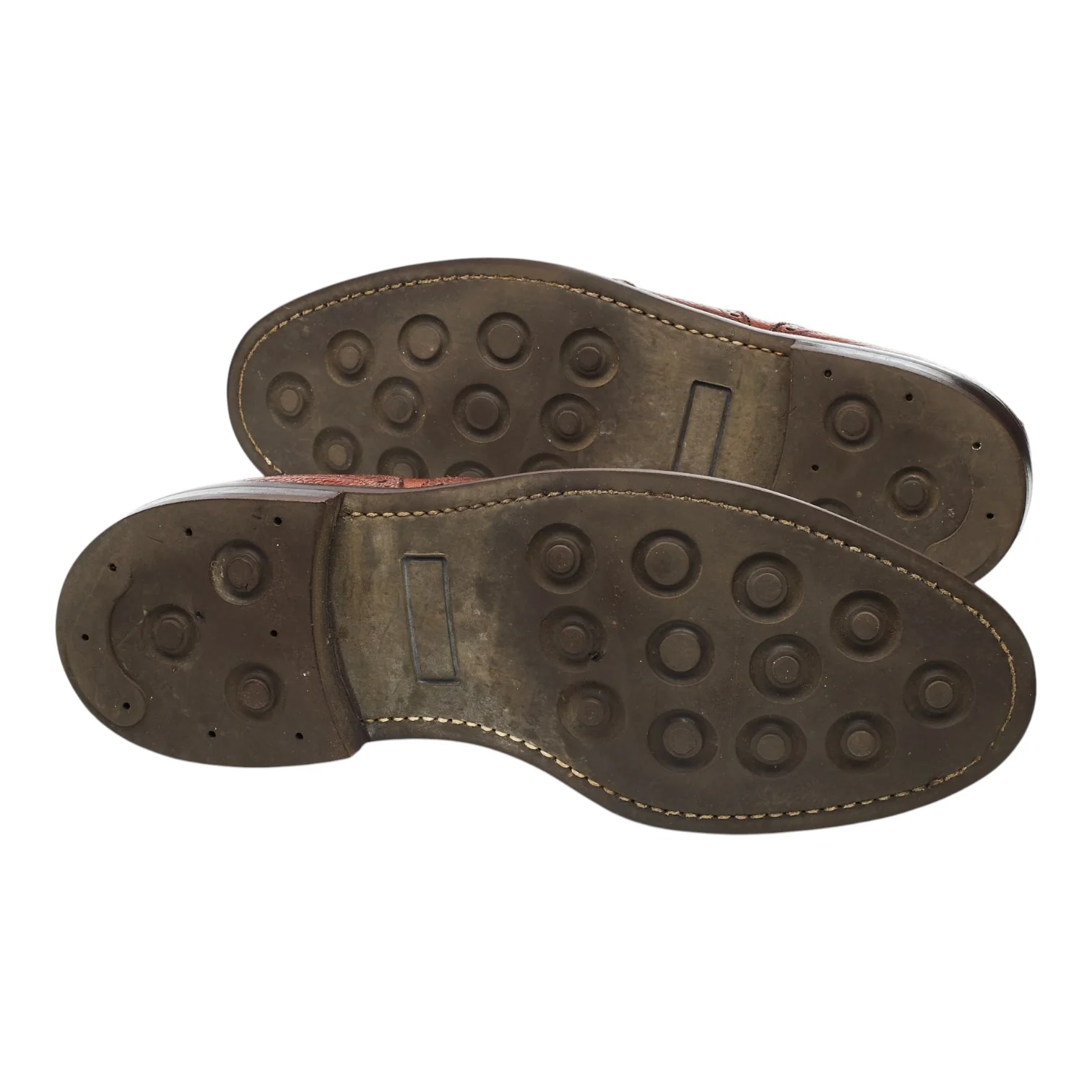 'Hythe' Tan Brown Grain Leather Oxford Brogues UK 8.5 F - Image 5