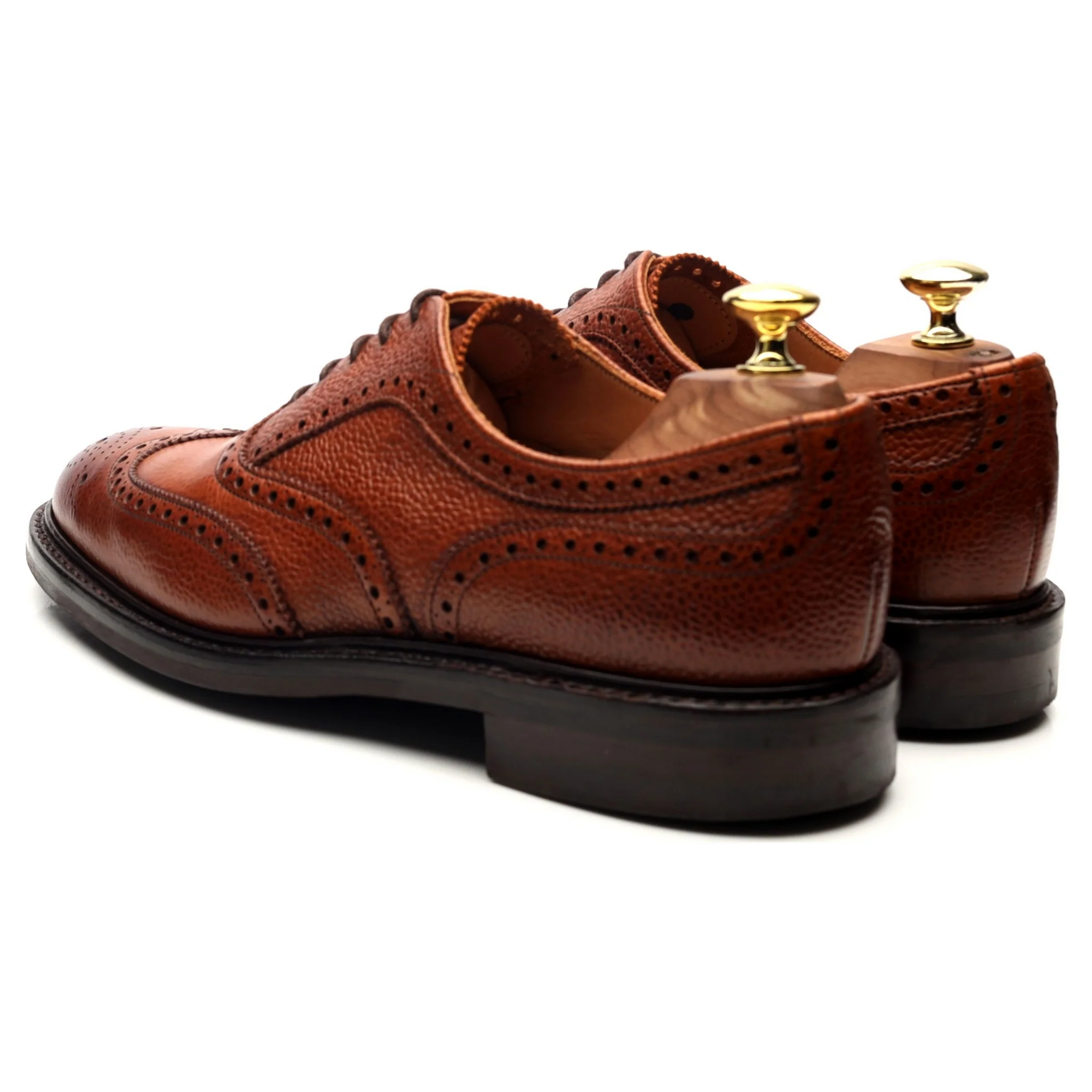 'Hythe ll' Tan Brown Leather Oxford Brogues UK 7 F - Image 3