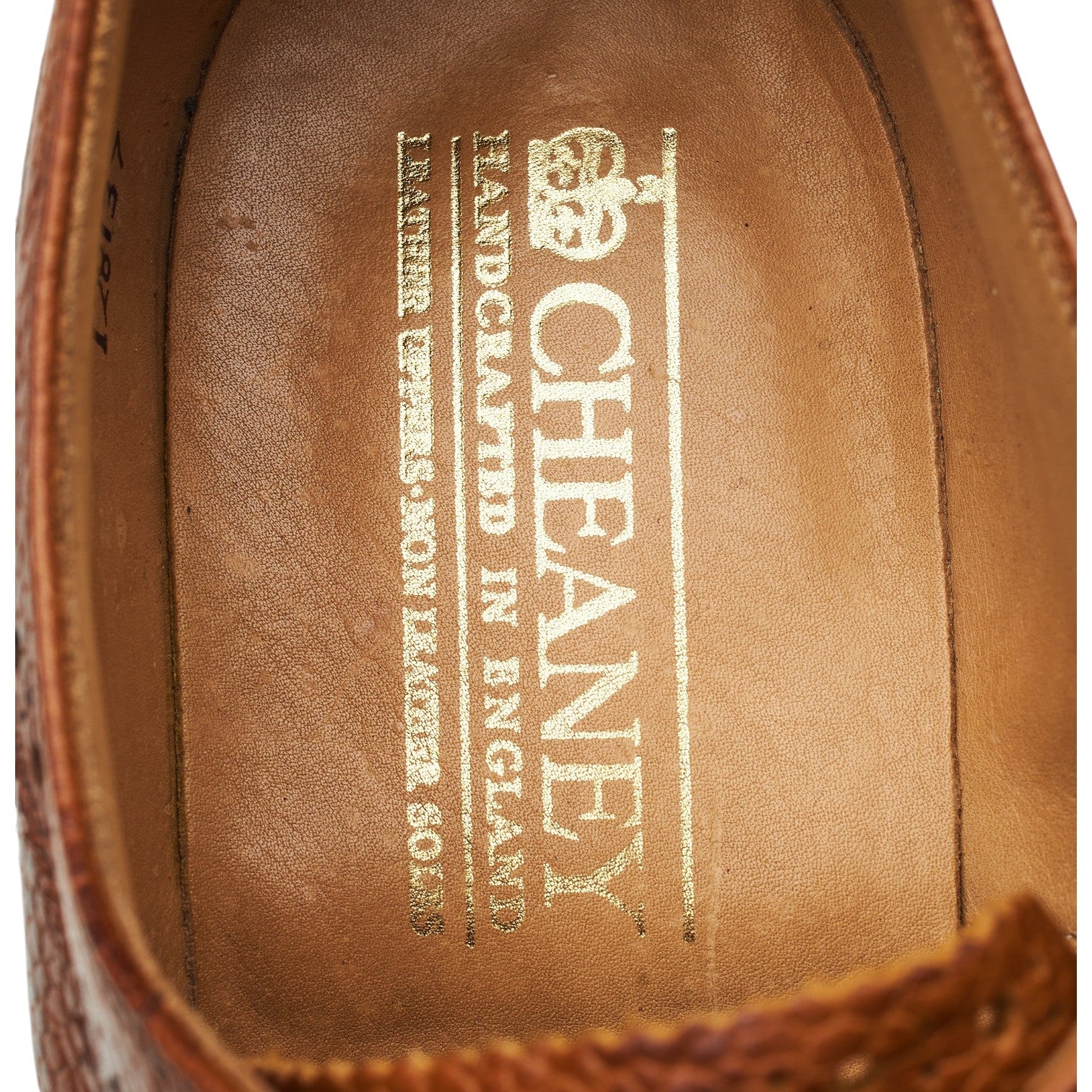 'Hythe' Tan Brown Grain Leather Oxford Brogues UK 6 F - Image 6