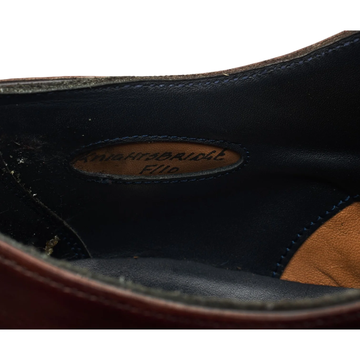 Imperial 'Knightsbridge' Brown Museum Leather Oxford Austerity Brogues UK 10 F - Image 8