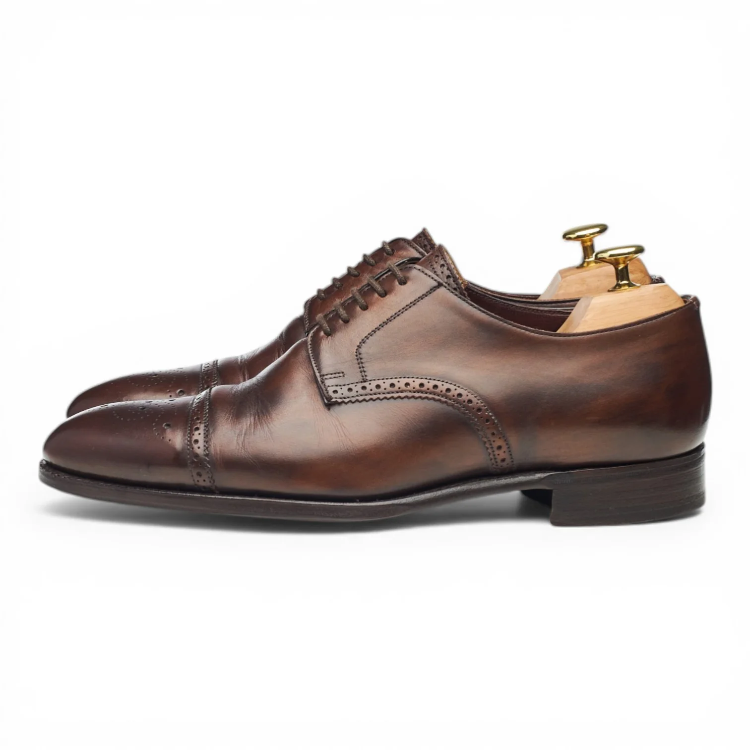 Imperial 'Osborne' Dark Brown Leather Derby Brogues UK 7.5 F - Image 3