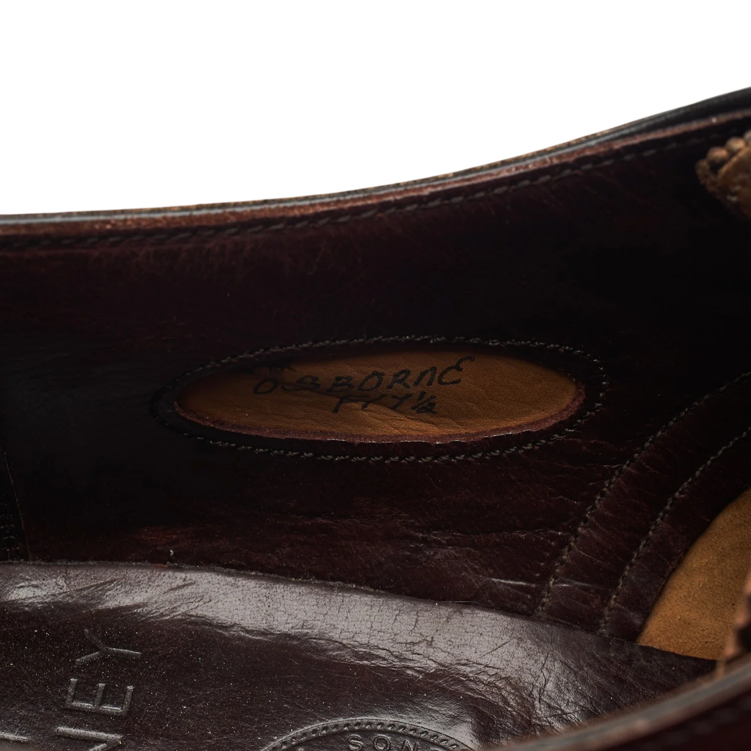 Imperial 'Osborne' Dark Brown Leather Derby Brogues UK 7.5 F - Image 7