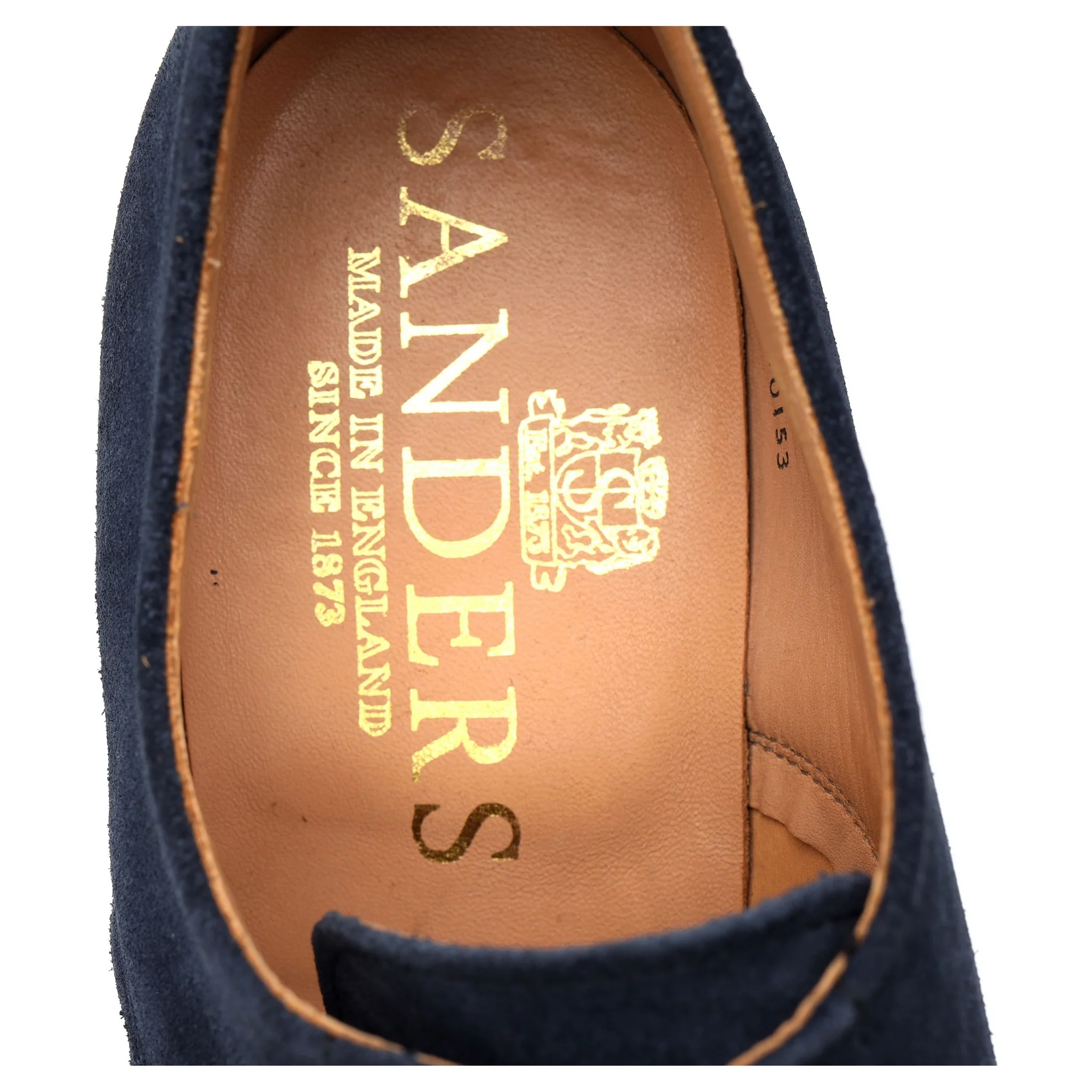 'Jack' Navy Blue Suede Derby UK 9 F - Image 12