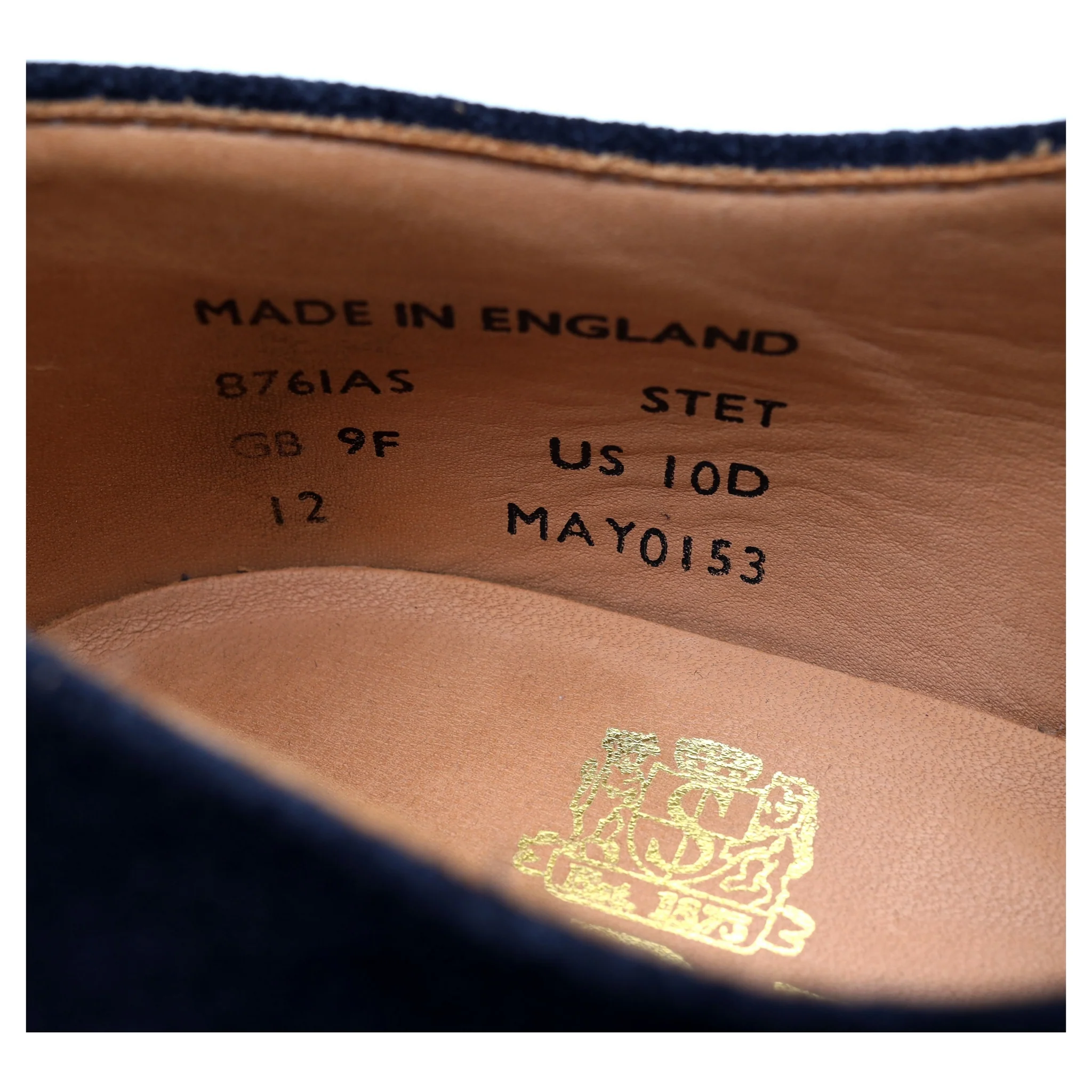 'Jack' Navy Blue Suede Derby UK 9 F - Image 13
