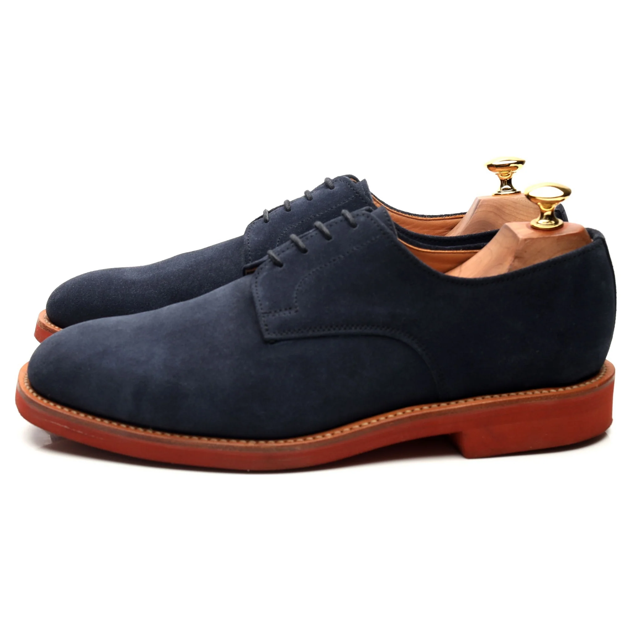 'Jack' Navy Blue Suede Derby UK 9 F - Image 2