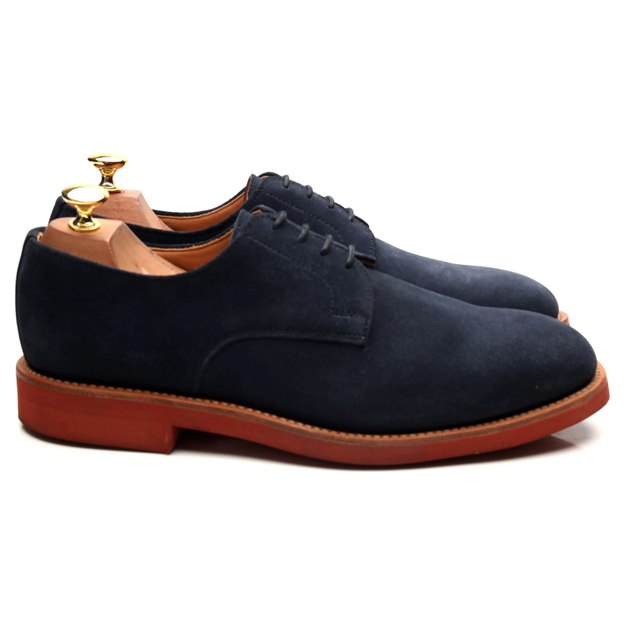 'Jack' Navy Blue Suede Derby UK 9 F - Image 6