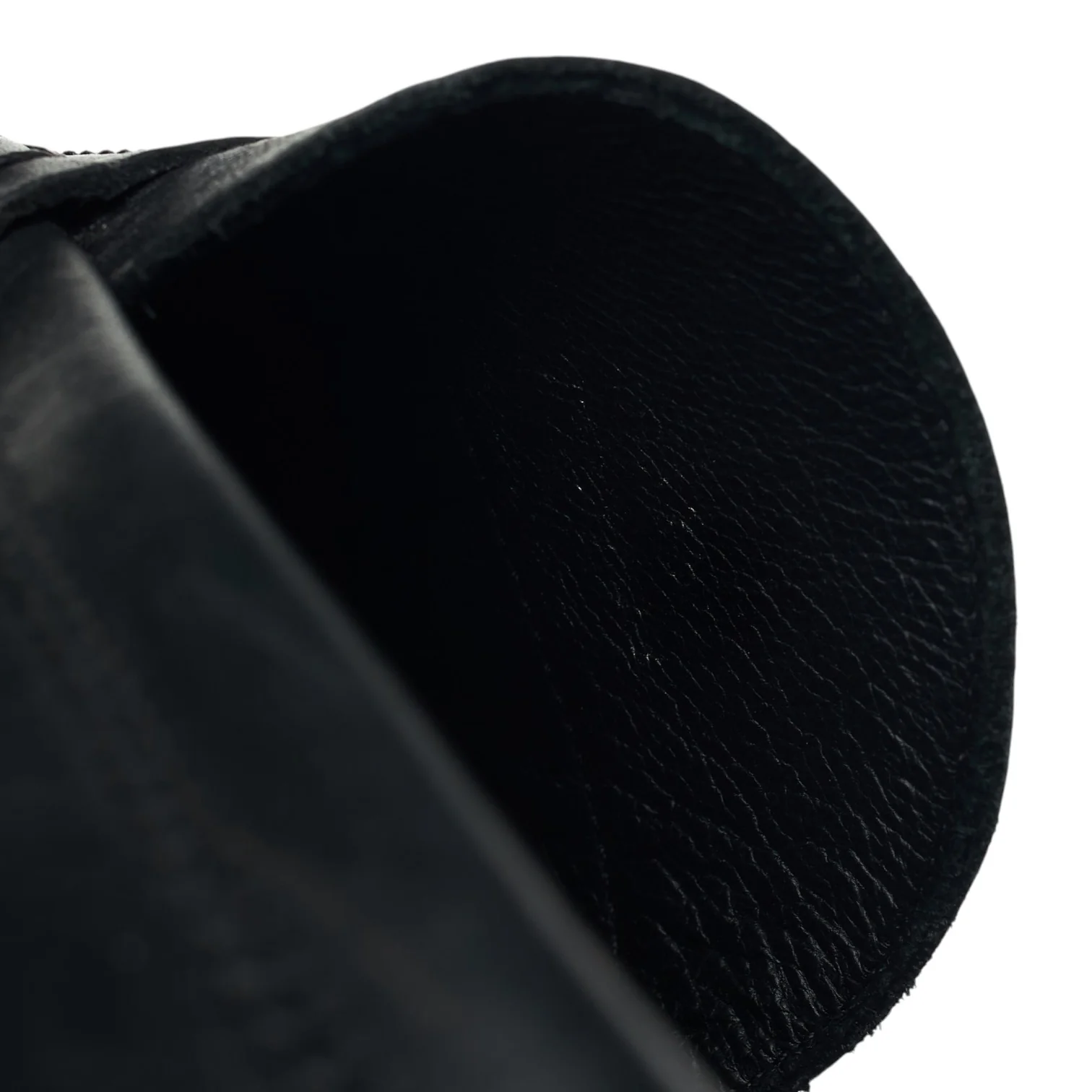 'James' Black Leather Loafers UK 9 - Image 7