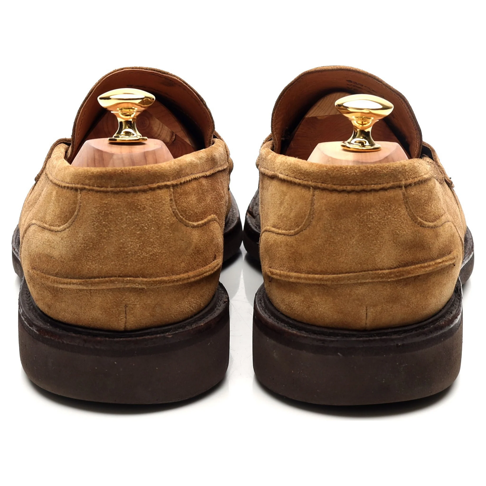 'James' Sand Brown Suede Loafers UK 11 - Image 4