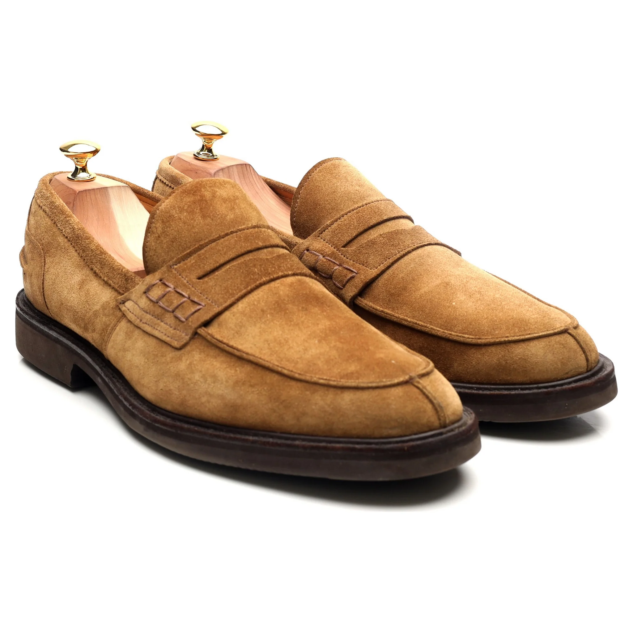 'James' Sand Brown Suede Loafers UK 11 - Image 7