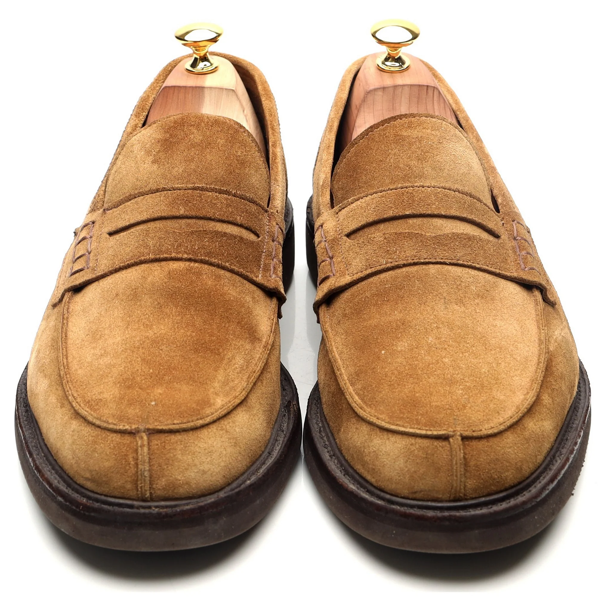 'James' Sand Brown Suede Loafers UK 11 - Image 9