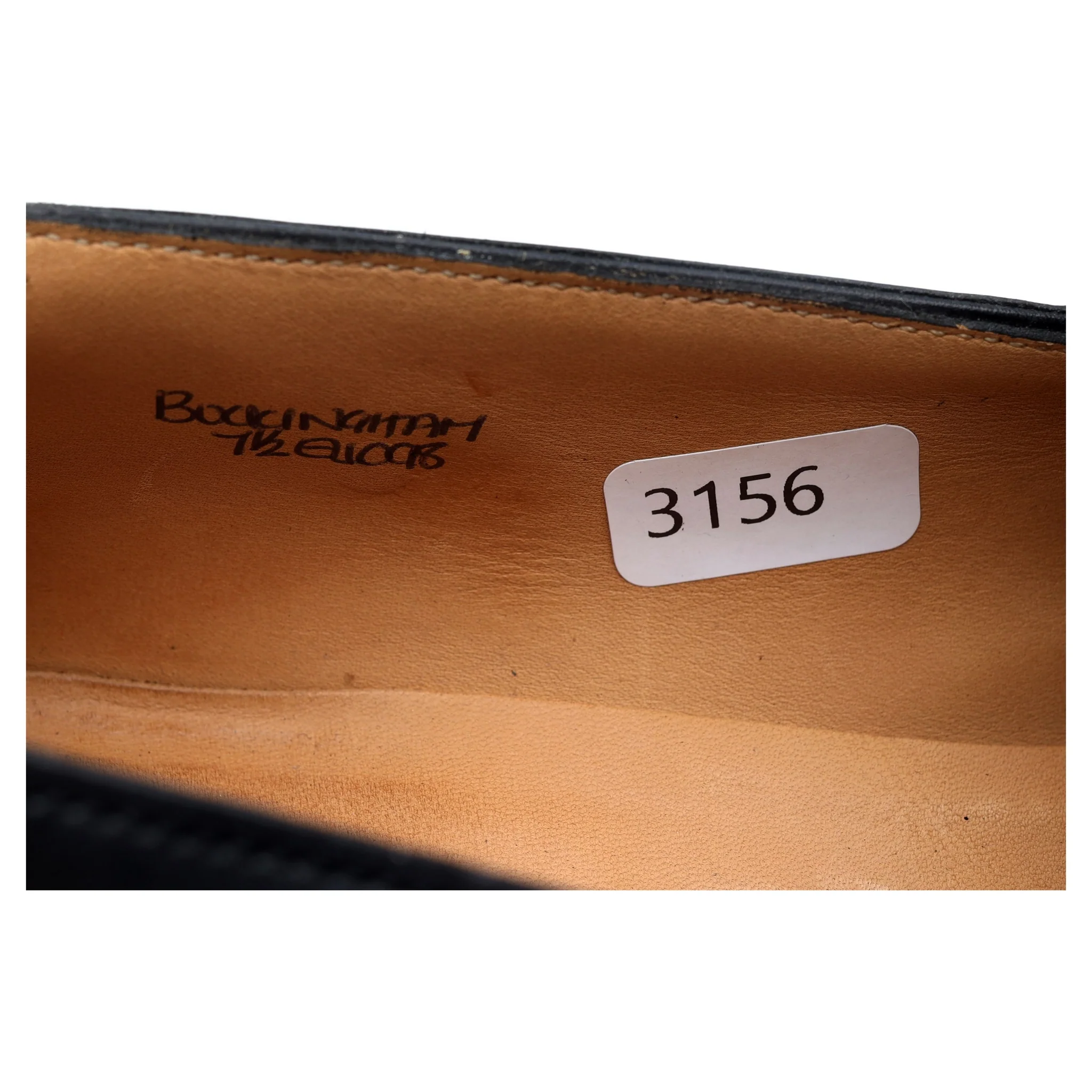 'Buckingham' Black Leather Tassel Loafers UK 7.5 E - Image 13