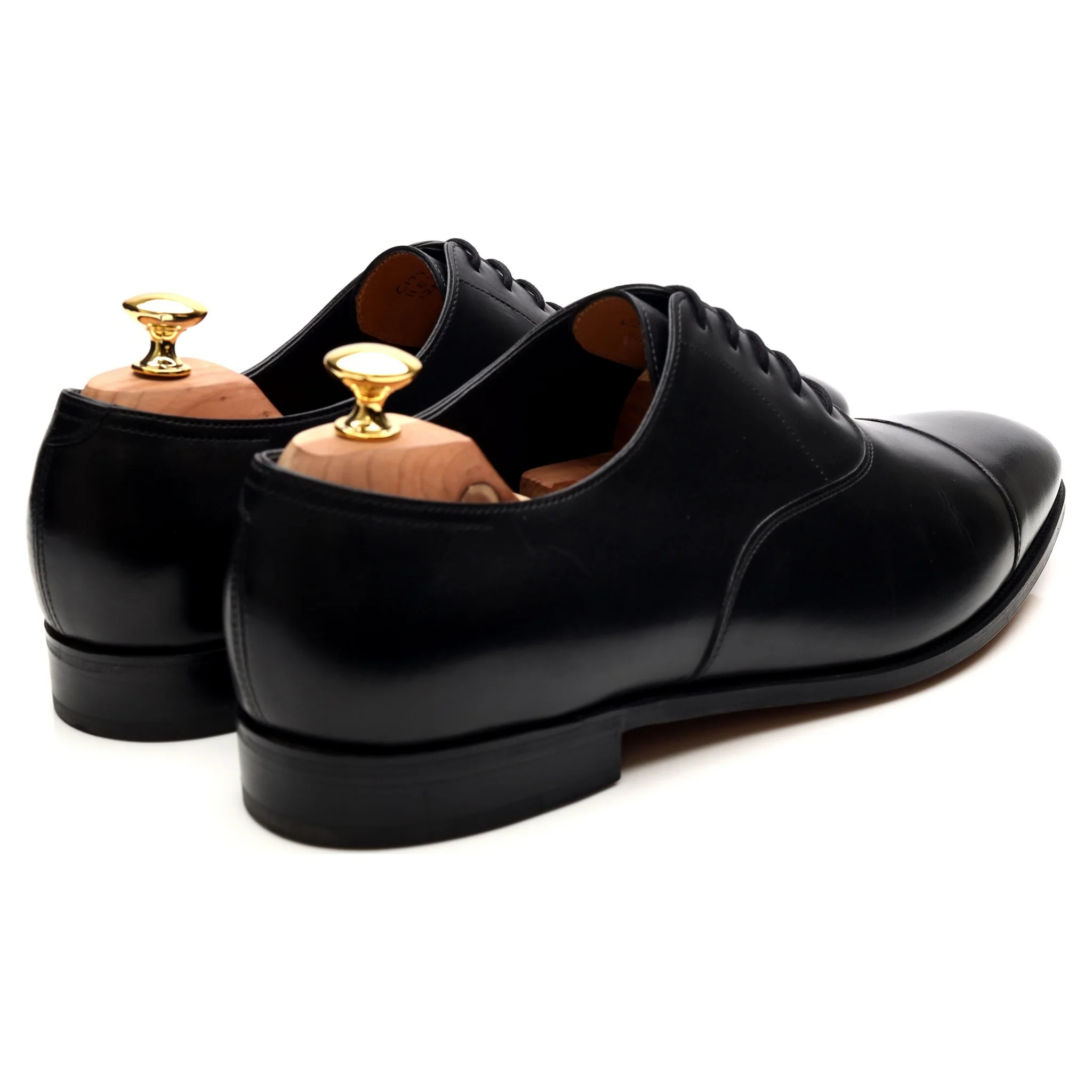 'City II' Black Leather Oxford UK 11 E - Image 5