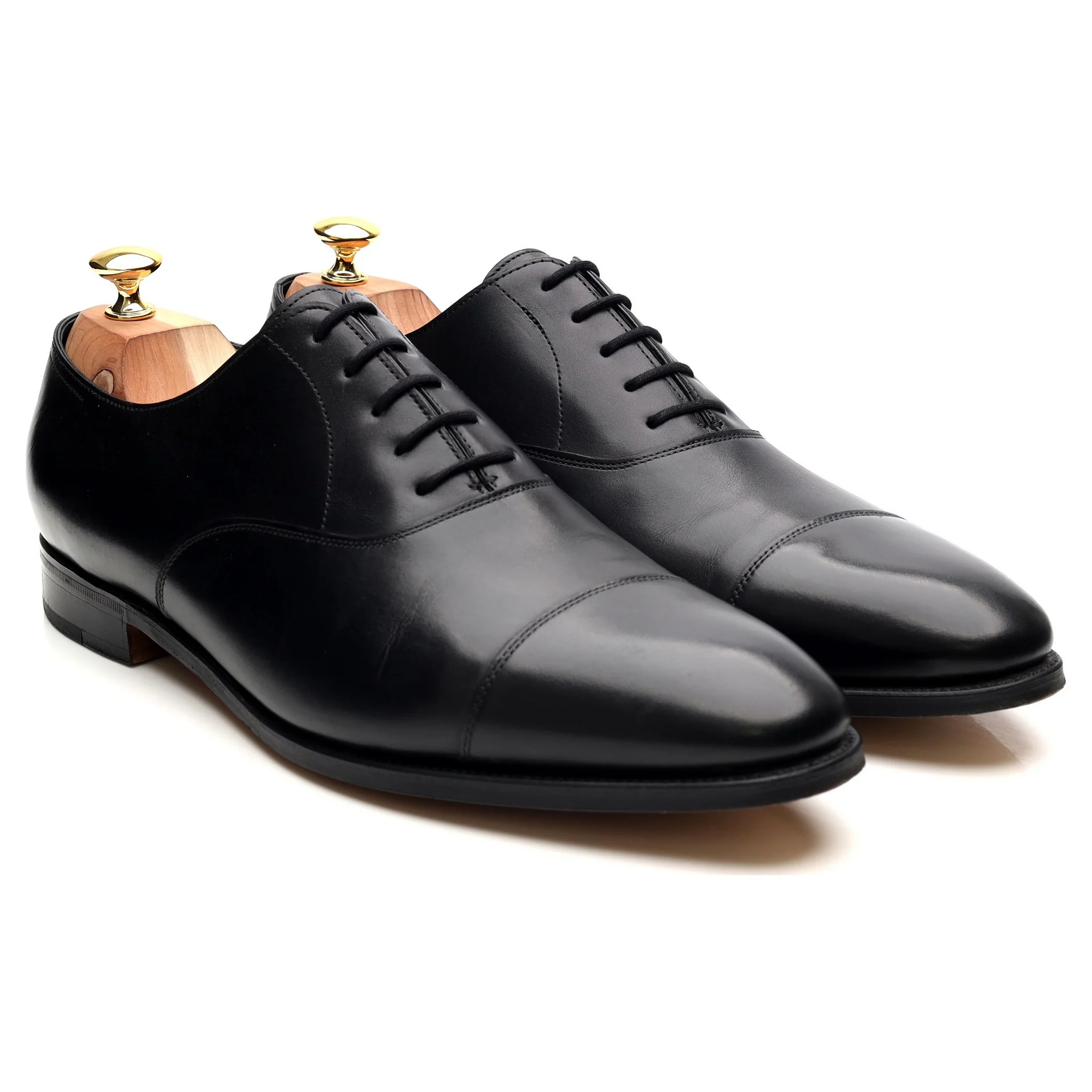 'City II' Black Leather Oxford UK 11 E - Image 7