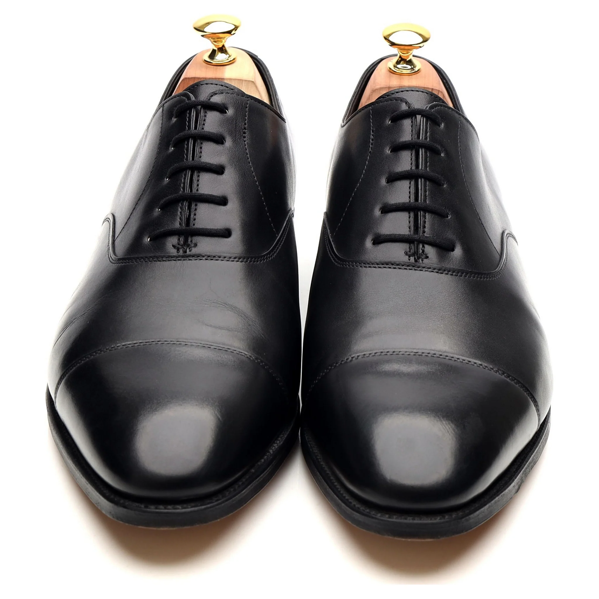 'City II' Black Leather Oxford UK 11 E - Image 9