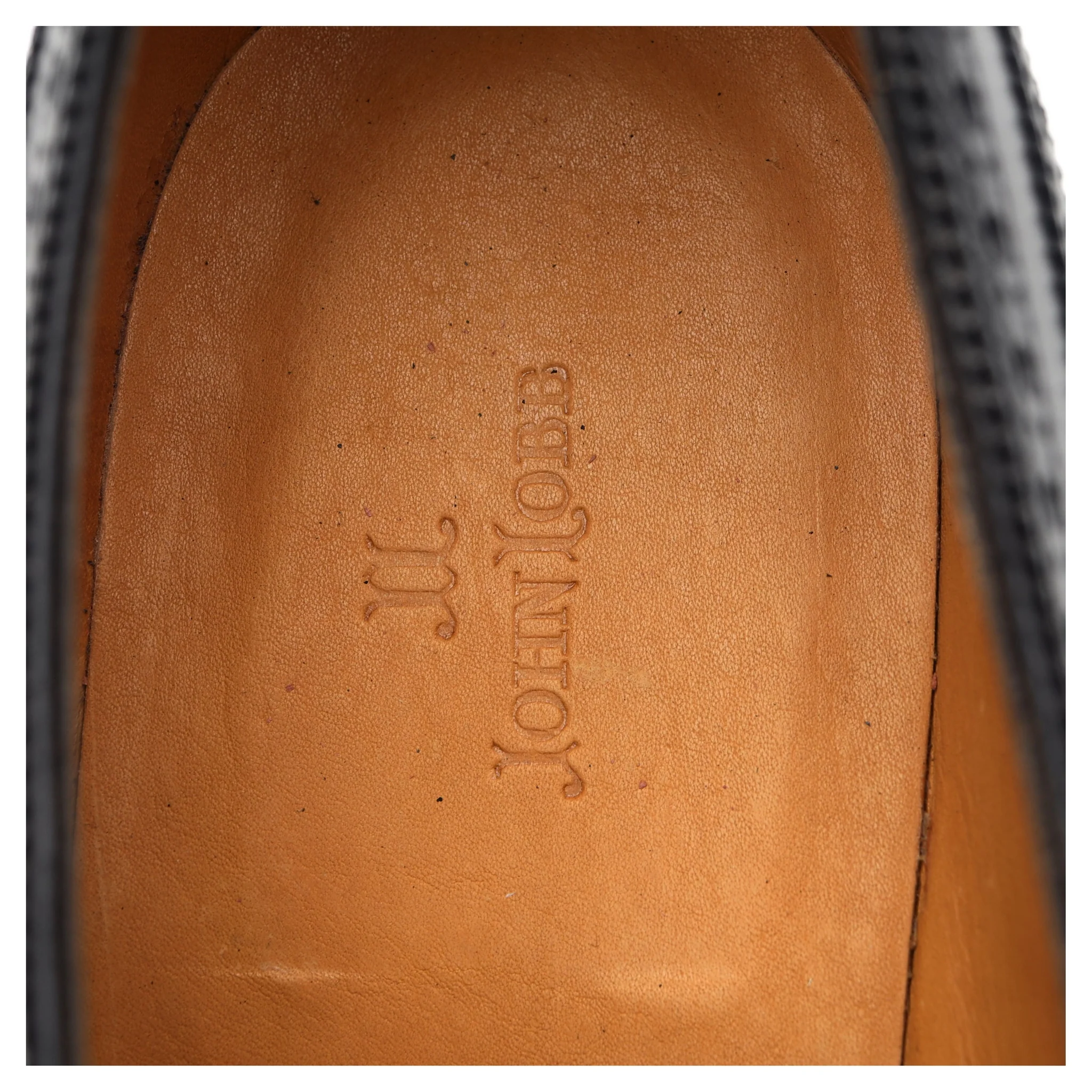 'Darby' Black Leather Derby Brogues UK 10.5 E - Image 12