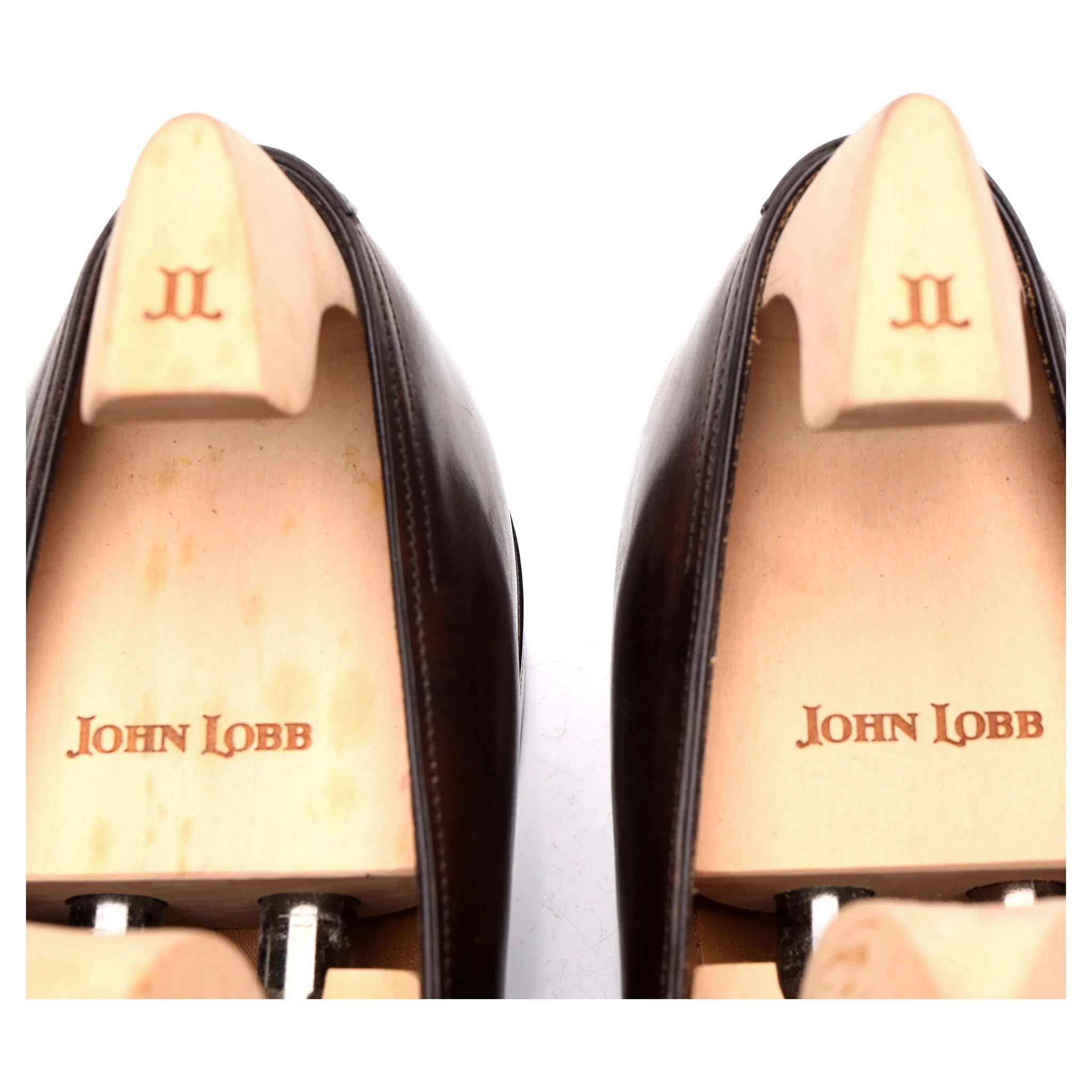 'Lopez' Dark Brown Museum Leather Loafers UK 8.5 E - Image 10