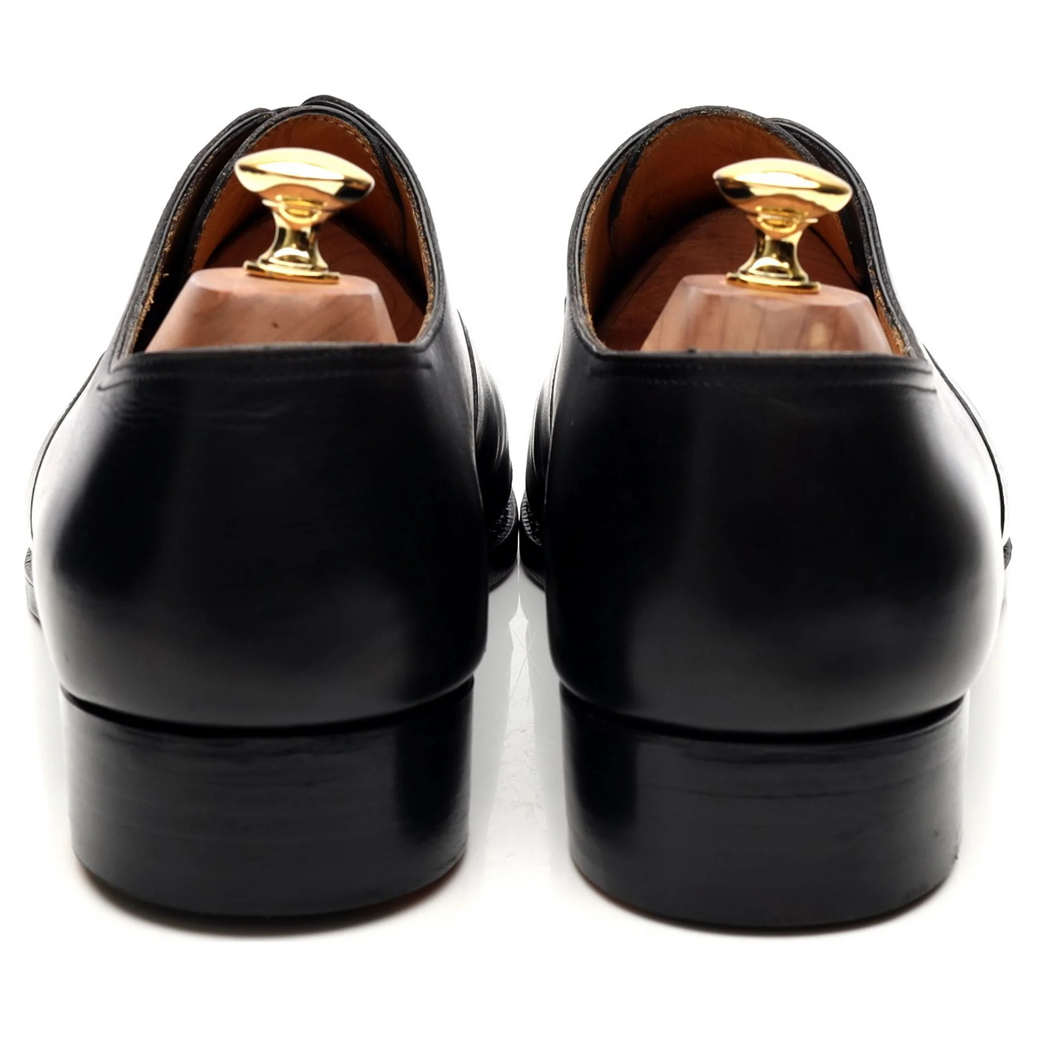 'Philip' Black Leather Oxford UK 10 E - Image 4