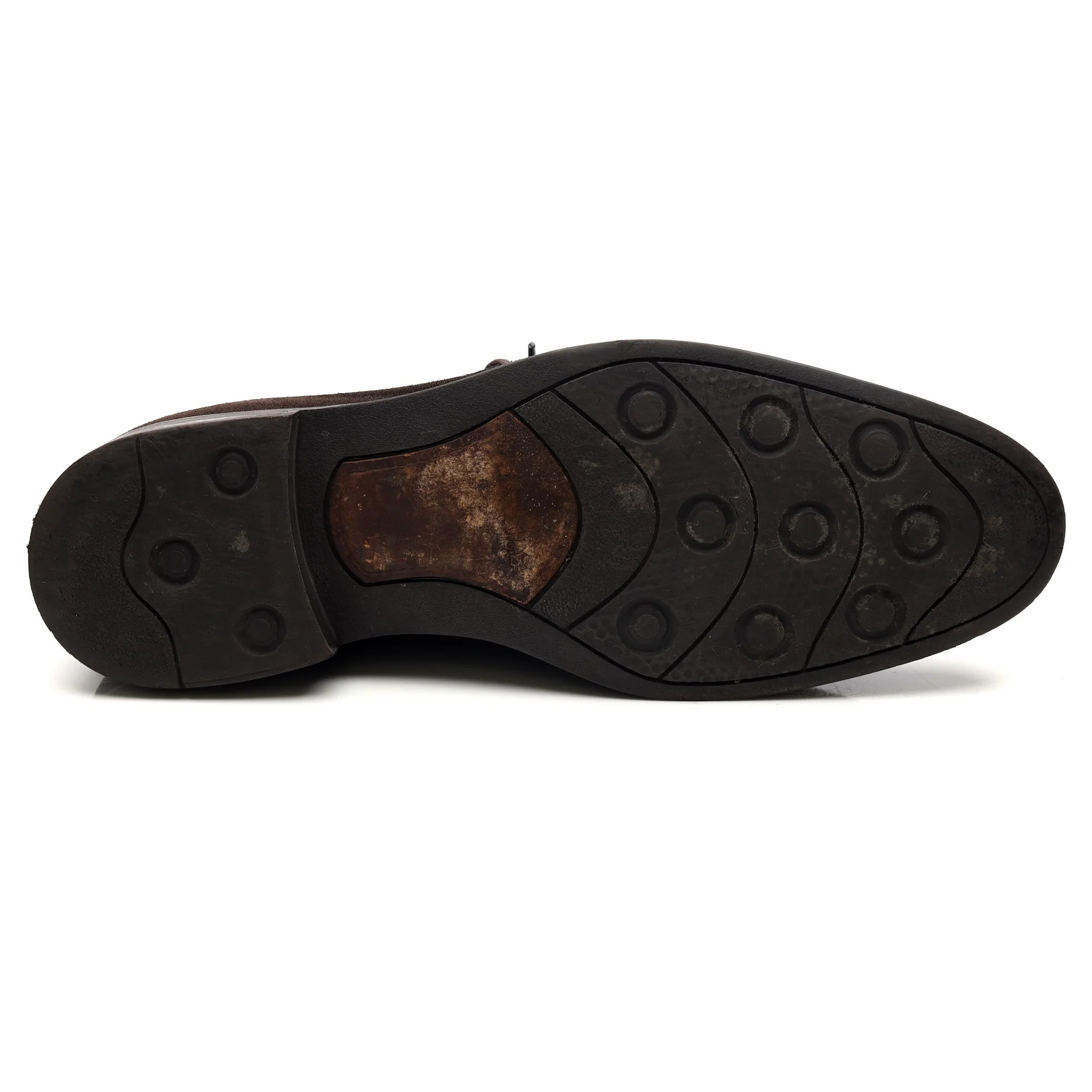 'Augusta' Dark Brown Suede Chukka Boots UK 10 - Image 11