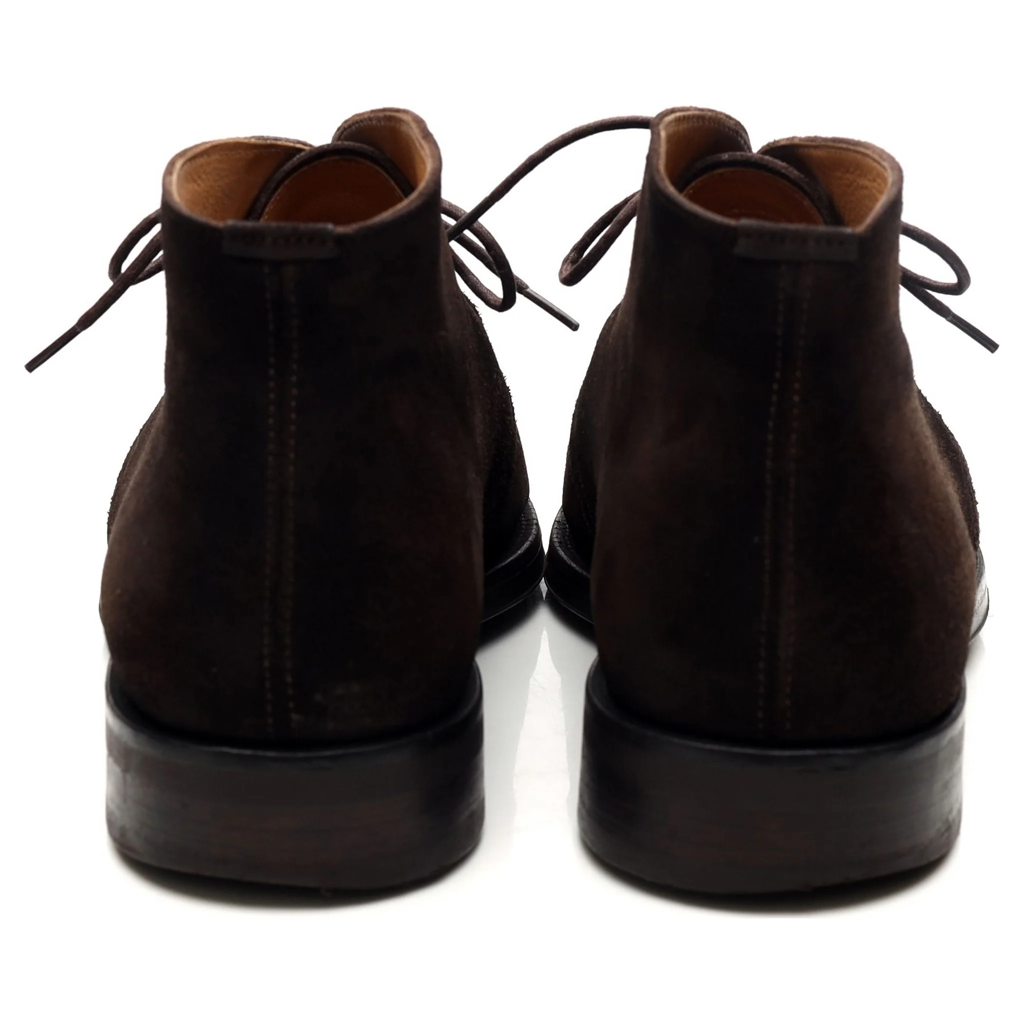'Augusta' Dark Brown Suede Chukka Boots UK 10 - Image 4