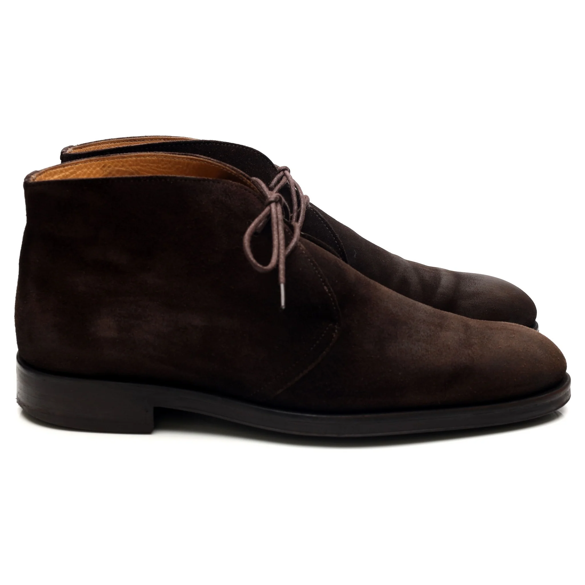 'Augusta' Dark Brown Suede Chukka Boots UK 10 - Image 6
