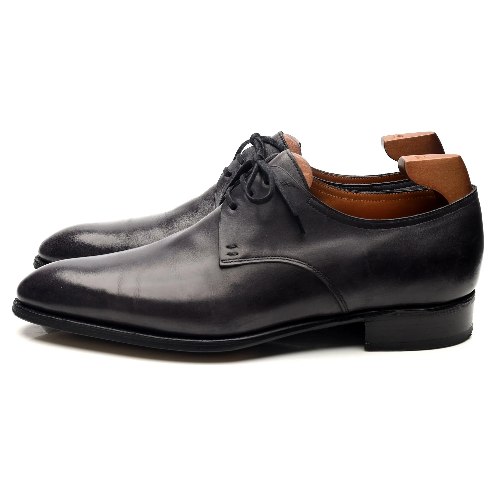 'Saint Crepin 2013' Black Museum Leather Derby UK 8.5 E - Image 2