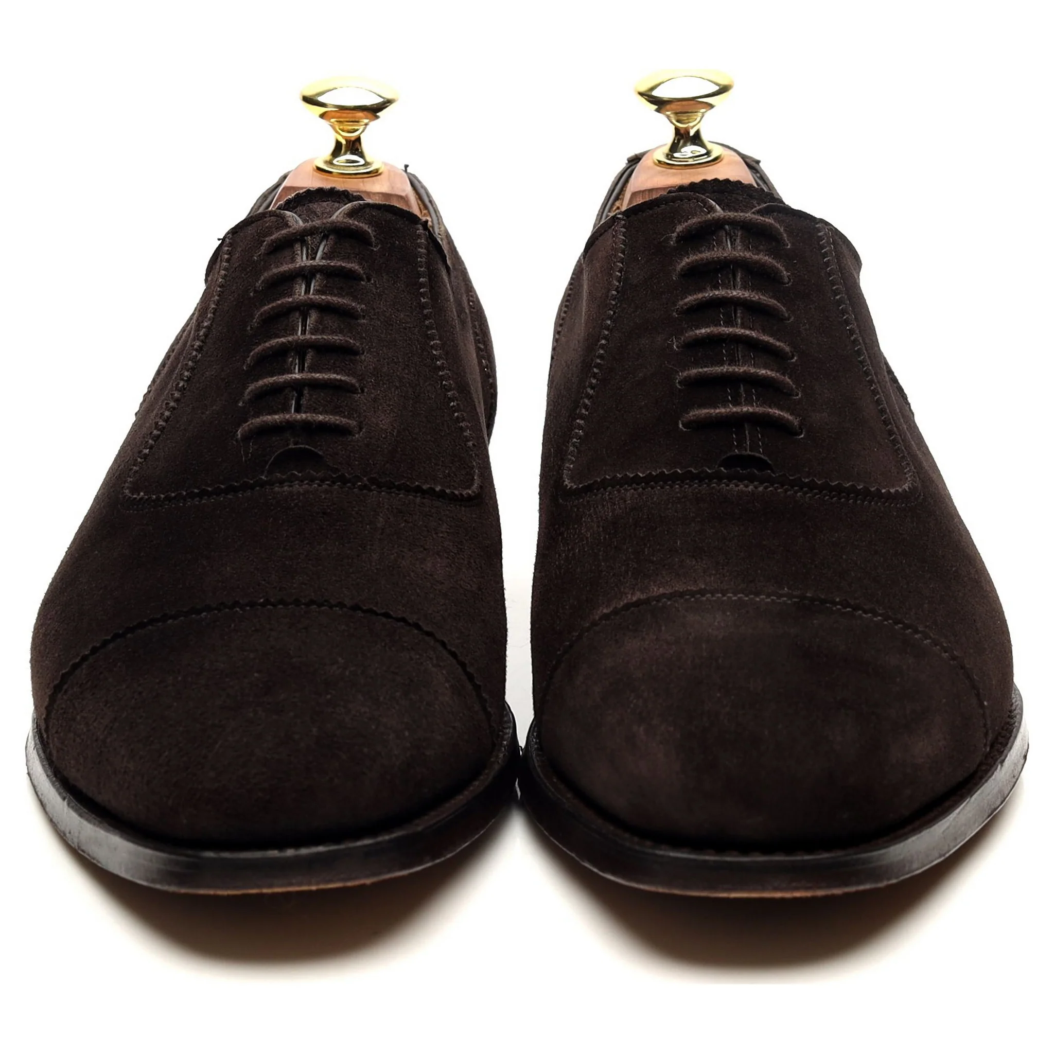 'Adelaide' Dark Brown Suede Oxford UK 7 F - Image 8