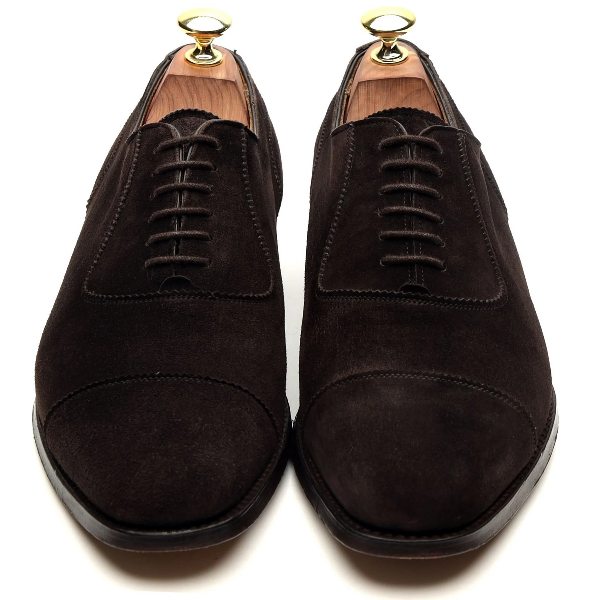 'Adelaide' Dark Brown Suede Oxford UK 7 F - Image 9