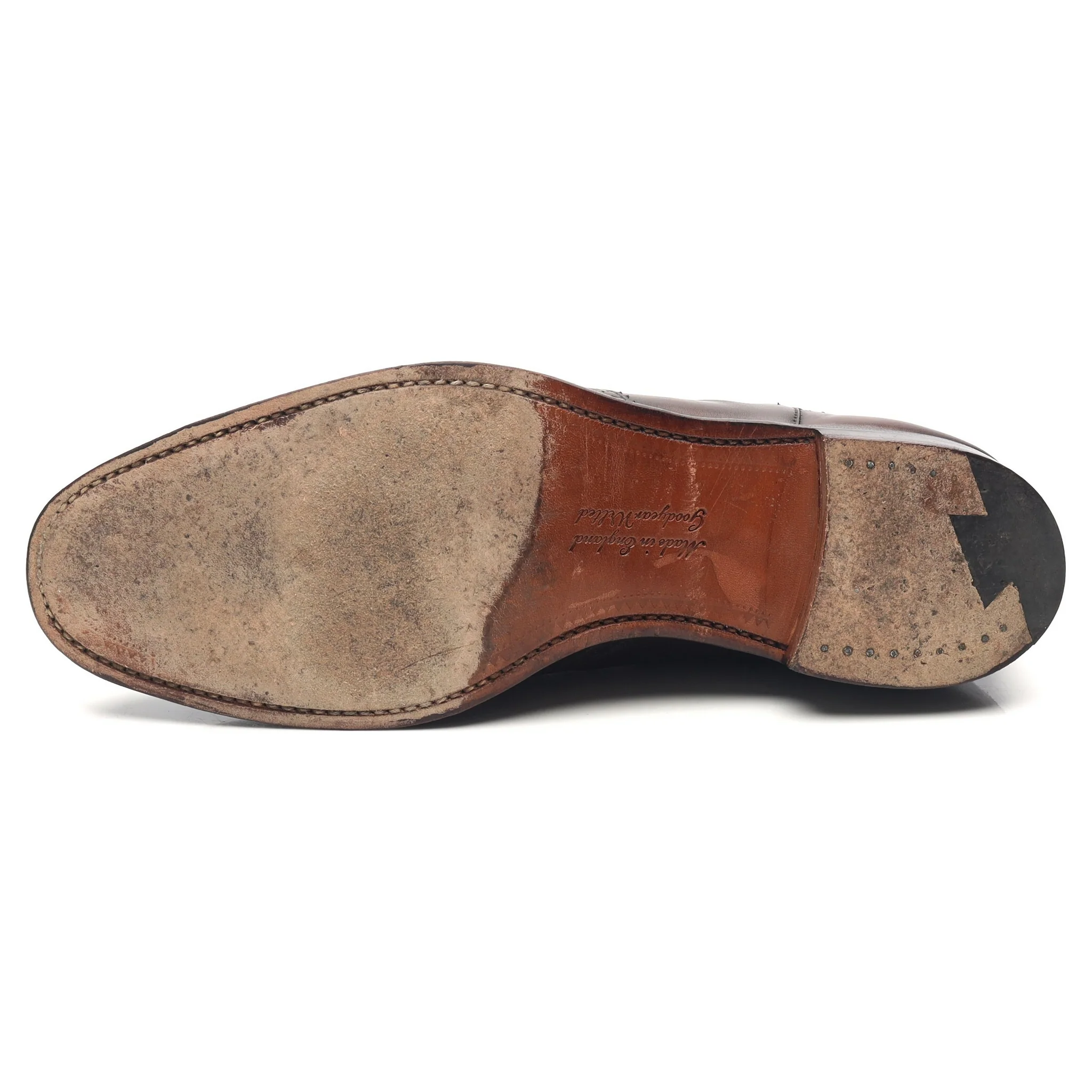 'Albert II' Dark Brown Leather Chelsea Boots UK 7 F - Image 10