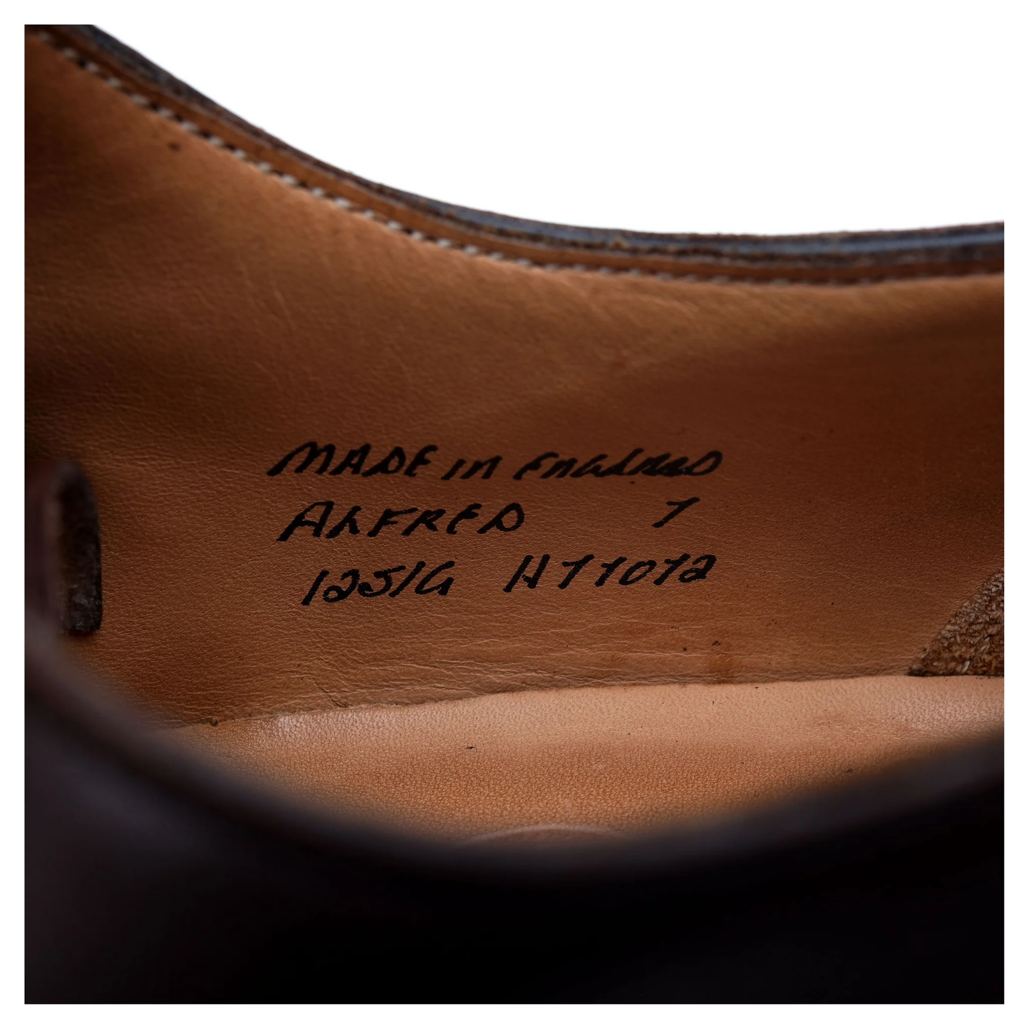 'Alfred' Dark Brown Leather Oxford UK 7 G - Image 13
