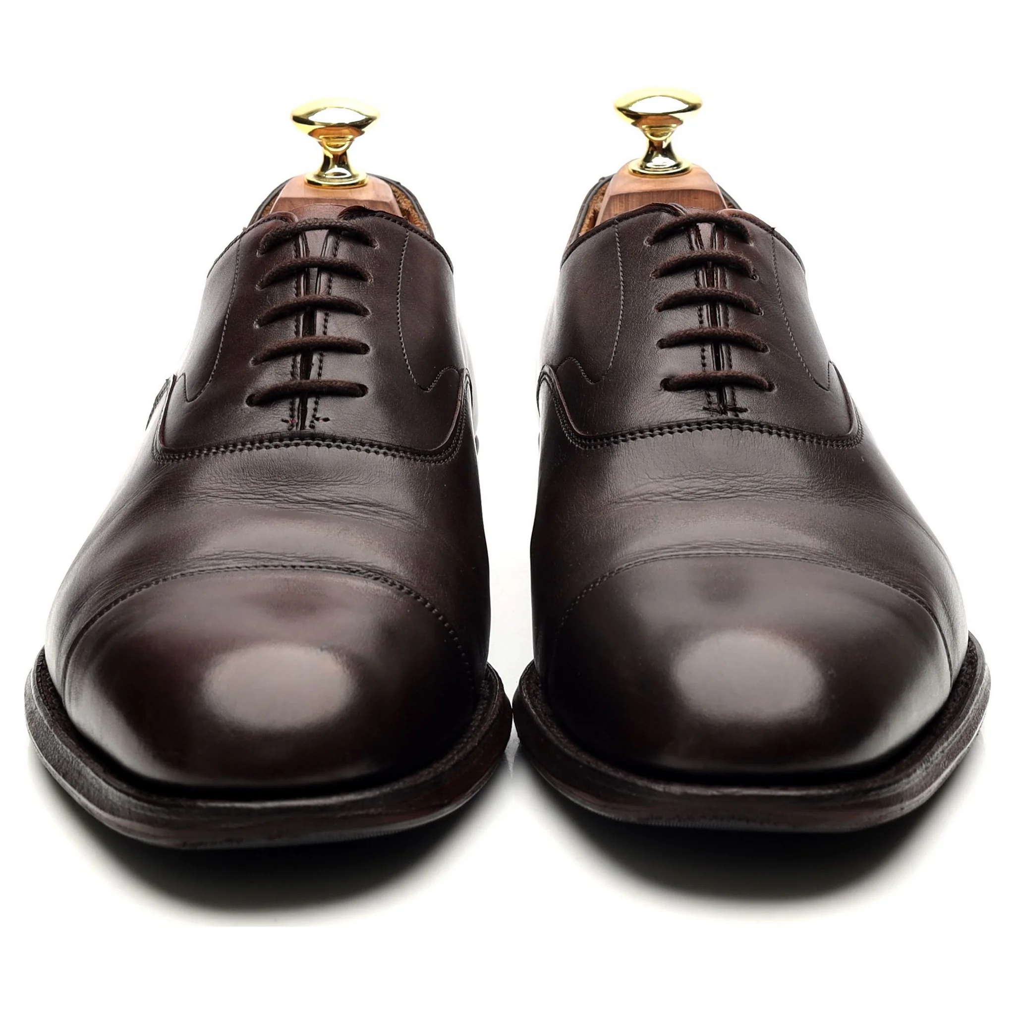 'Alfred' Dark Brown Leather Oxford UK 7 G - Image 8