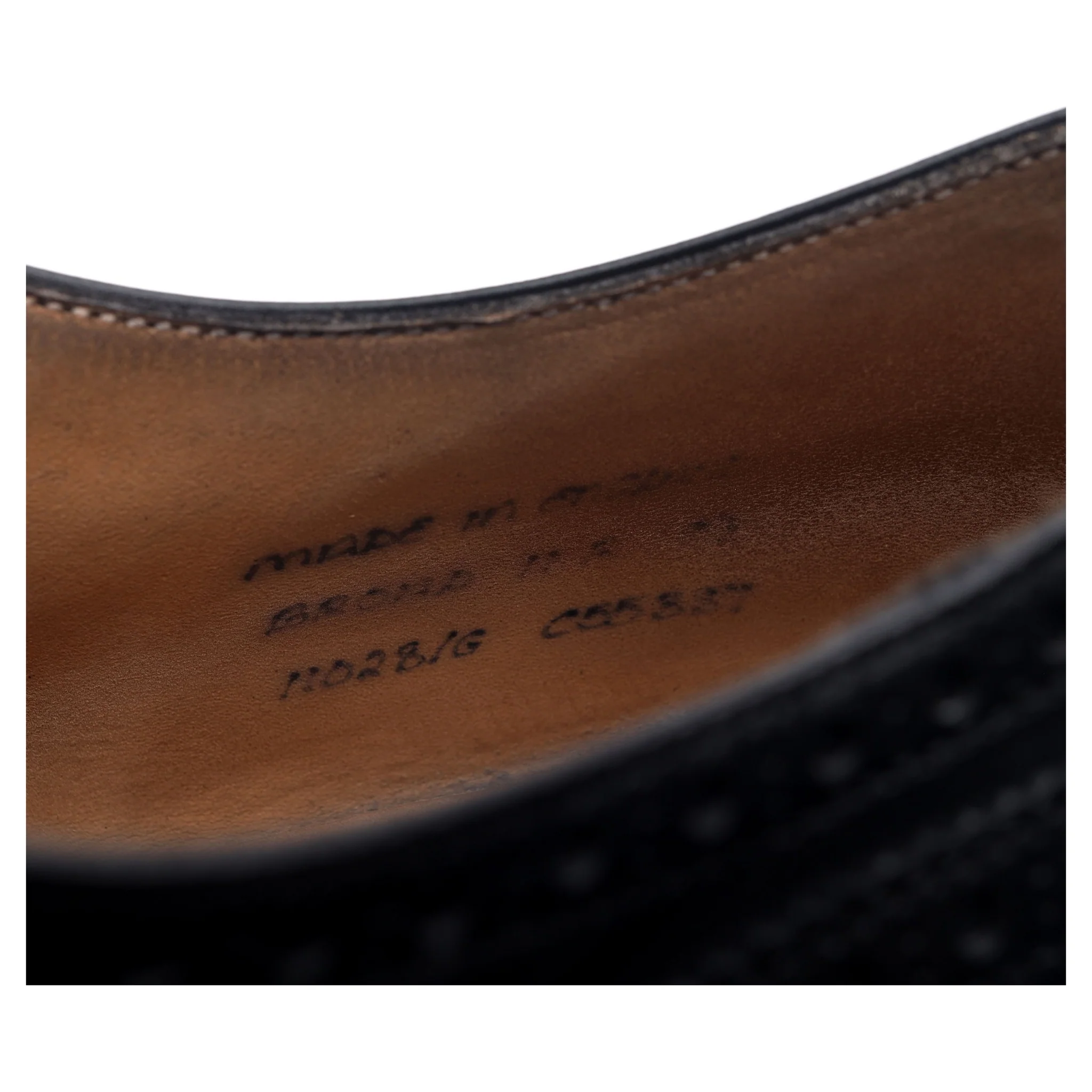 'Broad II' Black Leather Brogues UK 9.5 G - Image 13