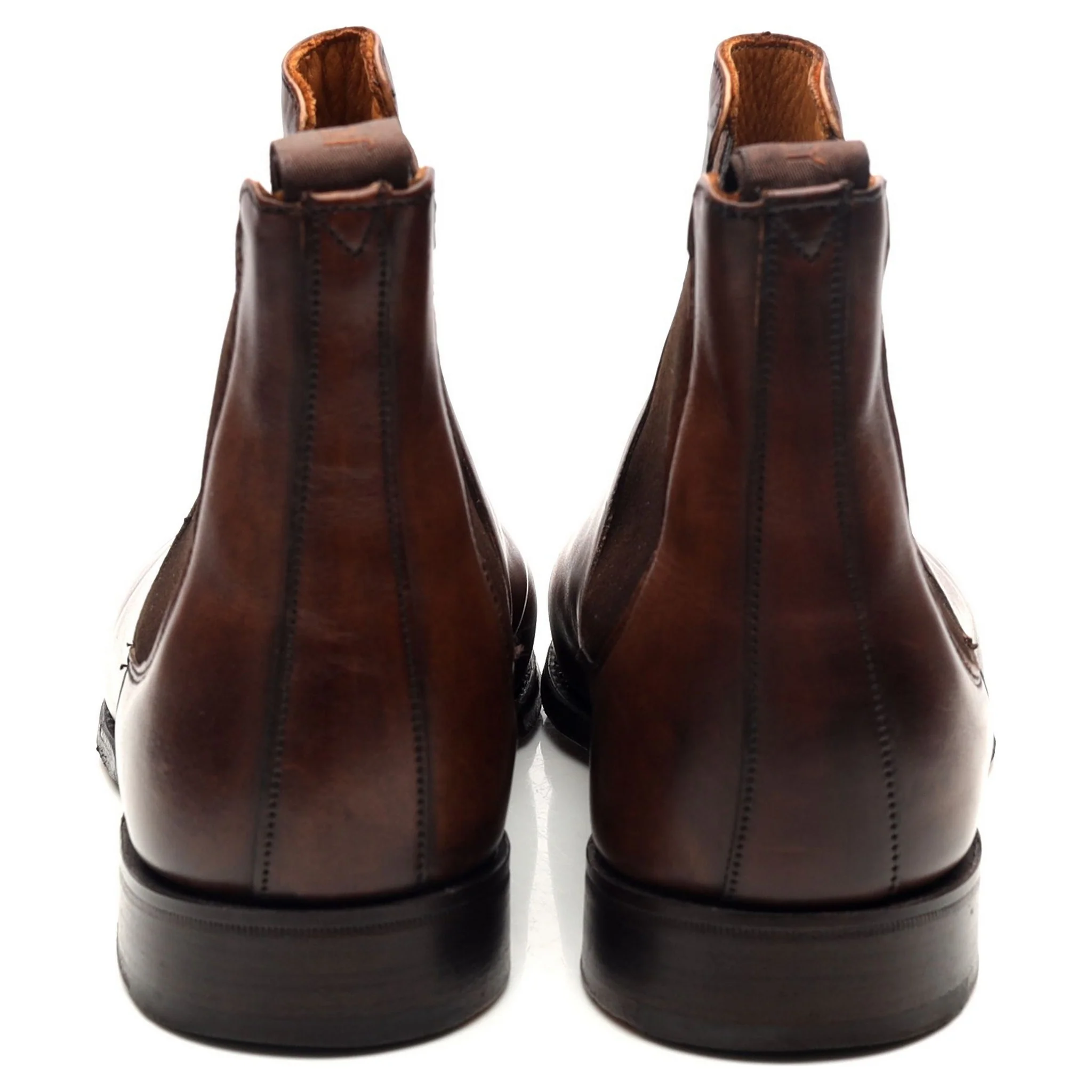 Women's 'Clara' Brown Leather Chelsea Boots UK 5.5 D - Image 4