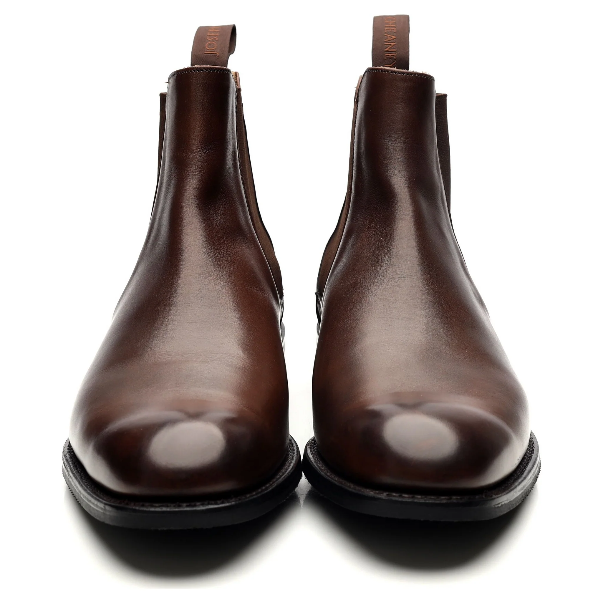 'Godfrey' Dark Brown Leather Chelsea Boots UK 9.5 F - Image 8