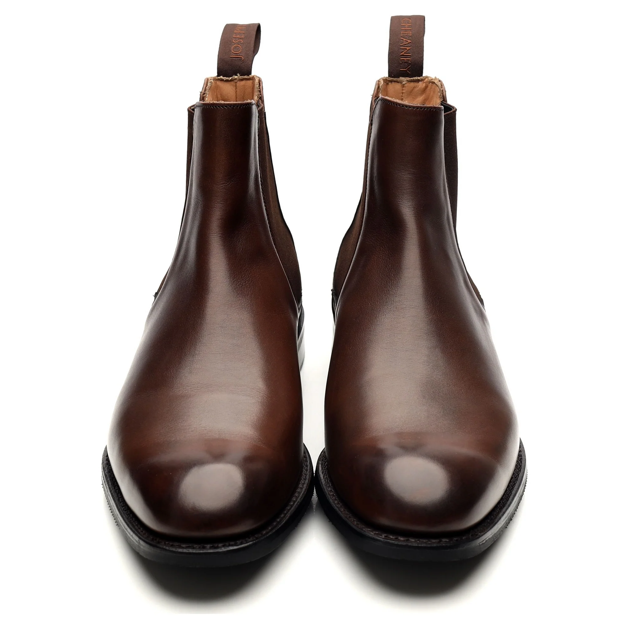 'Godfrey' Dark Brown Leather Chelsea Boots UK 9.5 F - Image 9