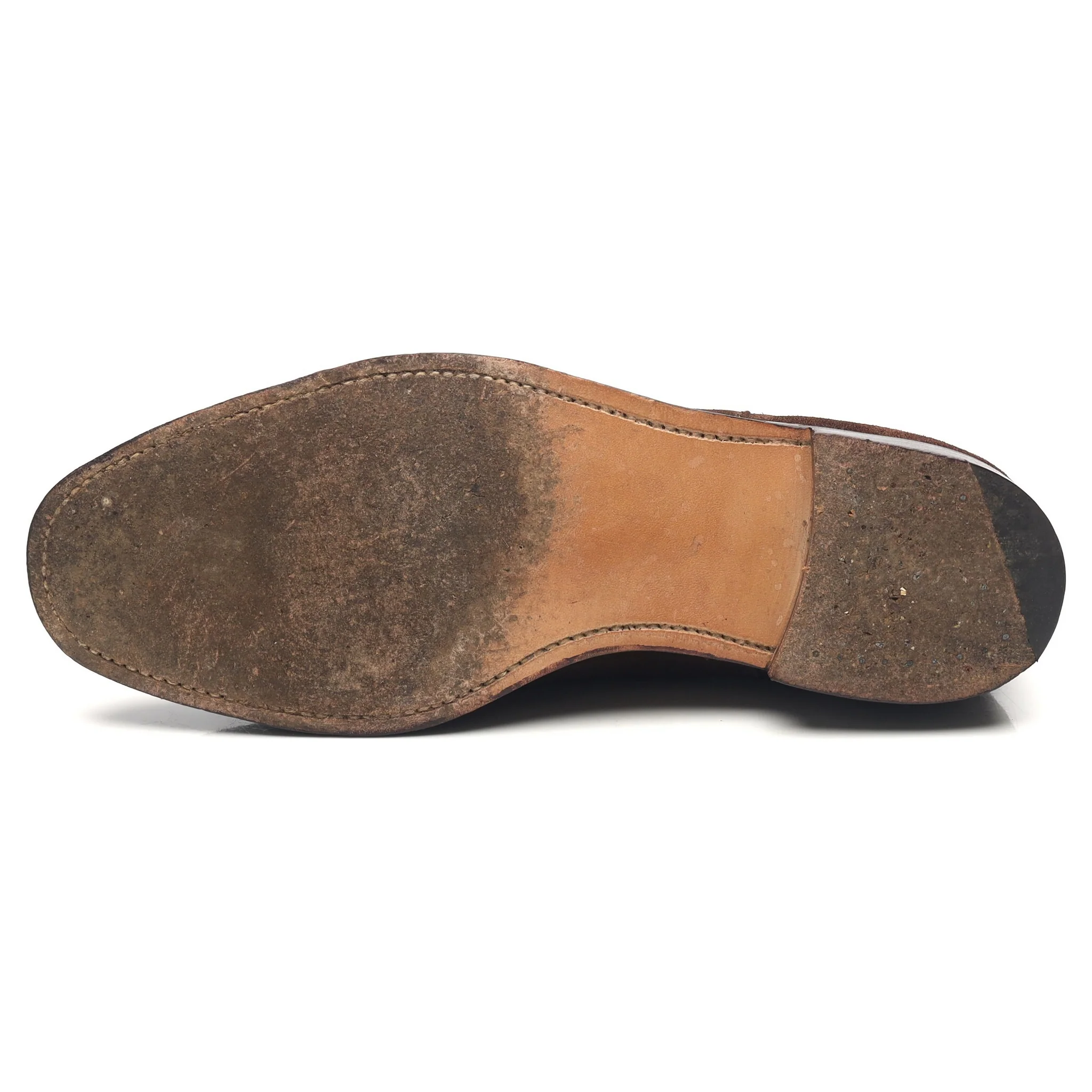 'Burghley' Dark Brown Suede Chelsea Boots UK 7.5 F - Image 10