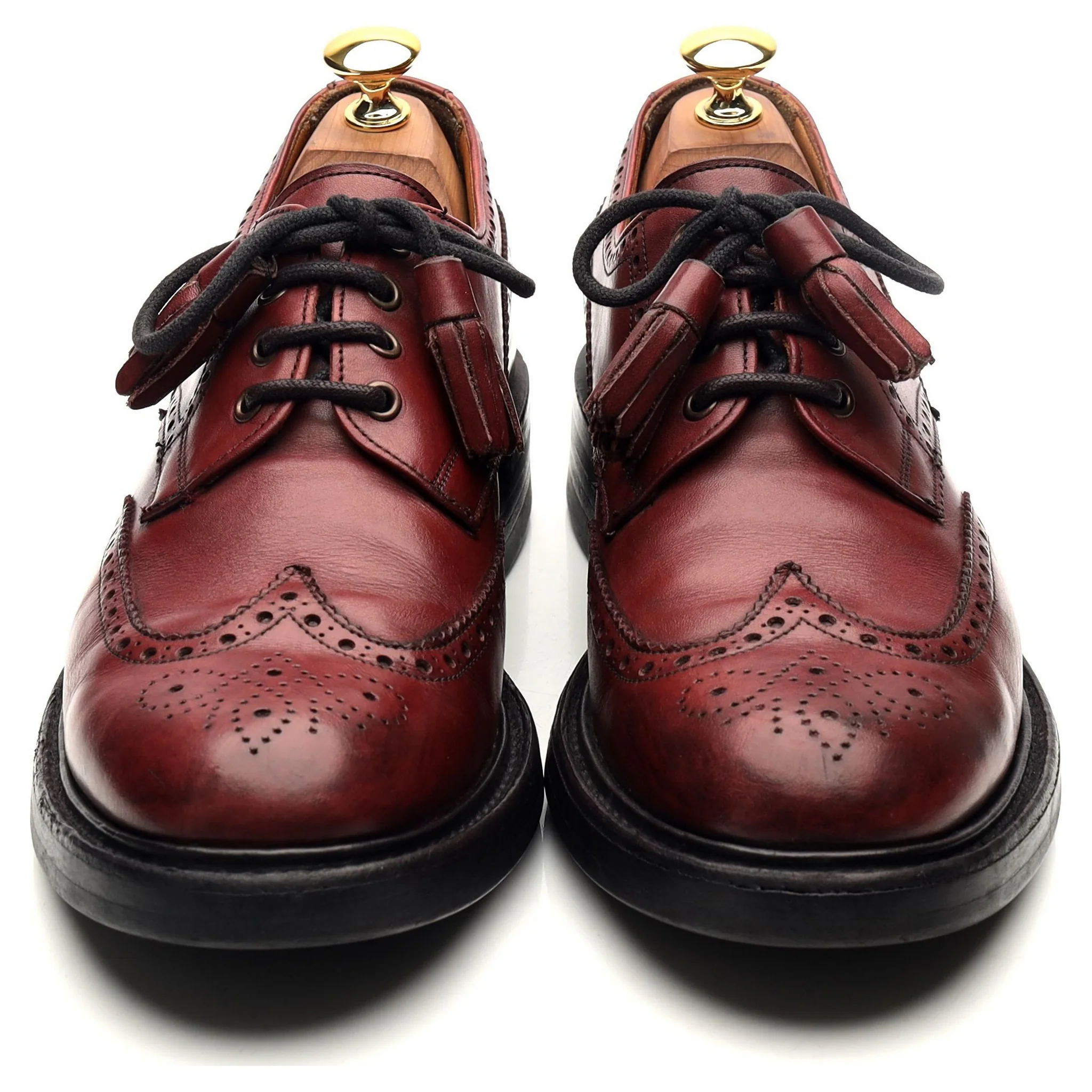Women's 'Esme' Burgundy Leather Brogues UK 6.5 D - Image 9