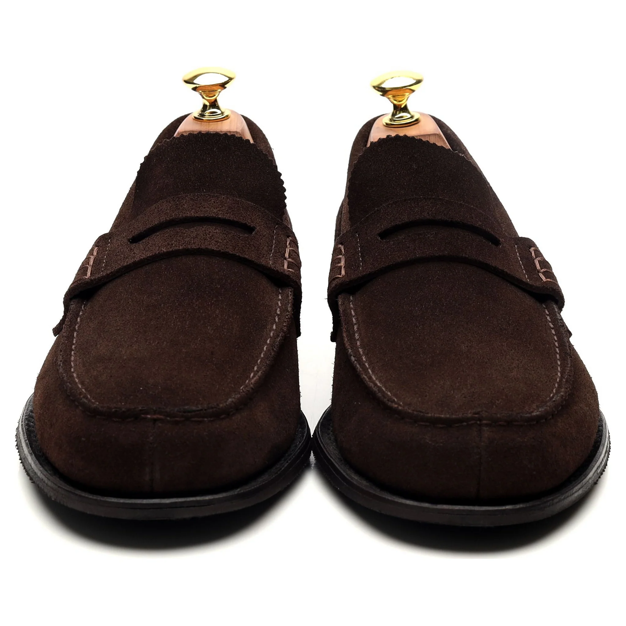 'Dover D' Dark Brown Suede Loafers UK 8 F - Image 8