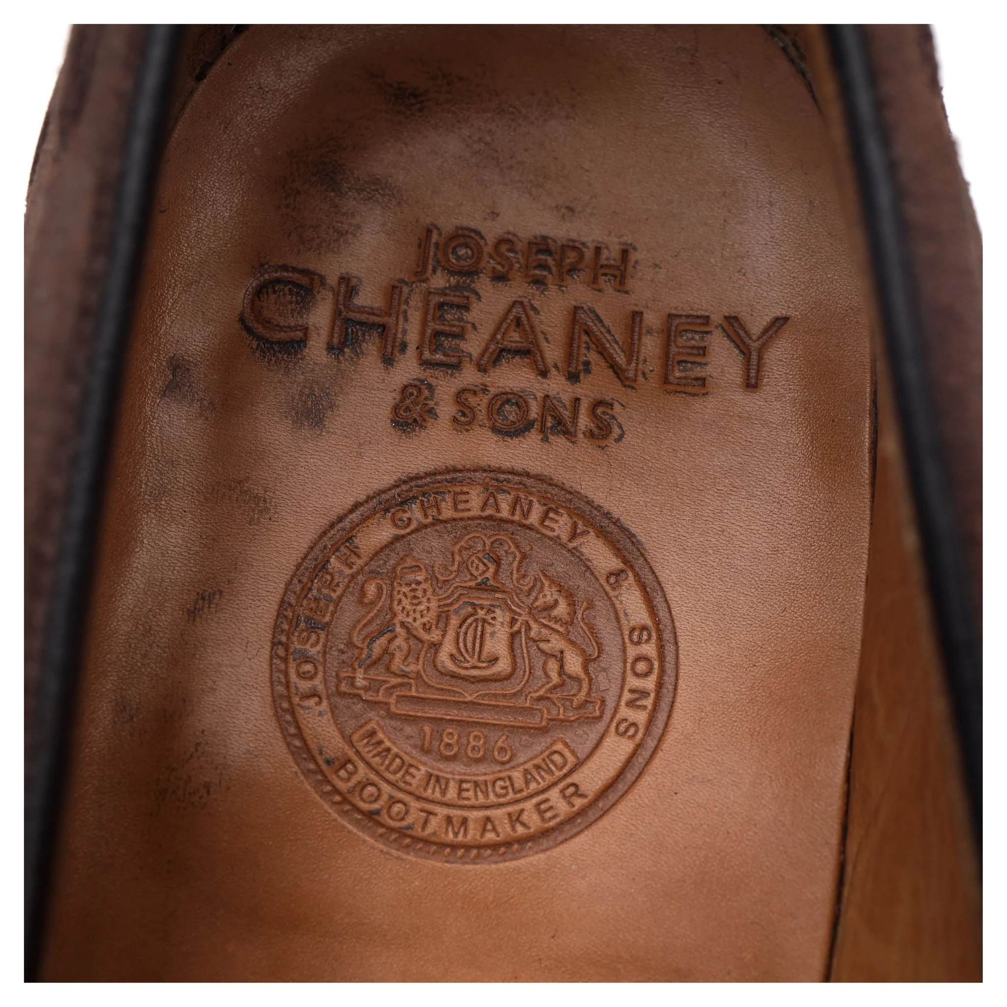 'Harry' Brown Suede Tassel Loafers UK 8.5 F - Image 11
