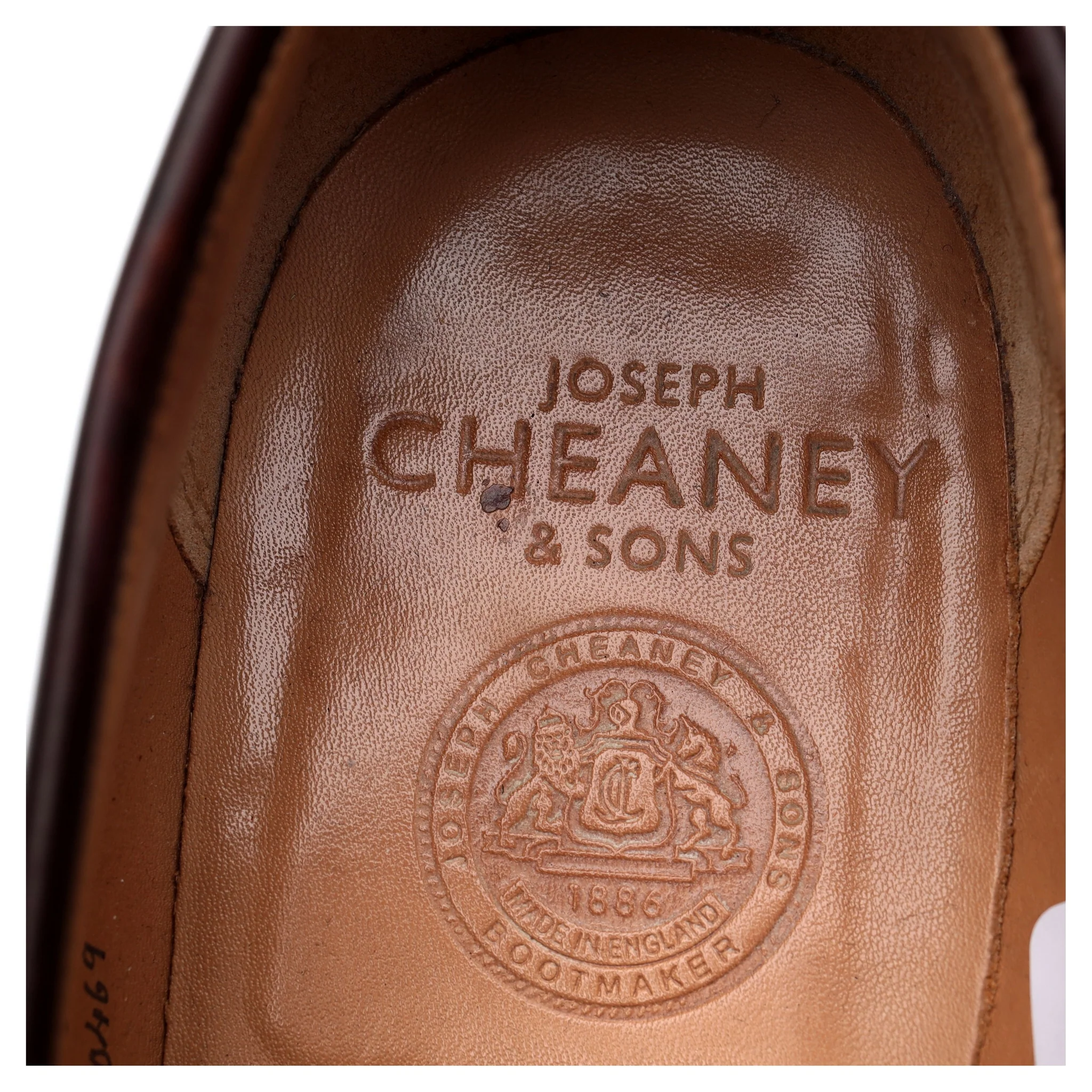 'Howard' Burgundy Leather Loafers UK 9 F - Image 12