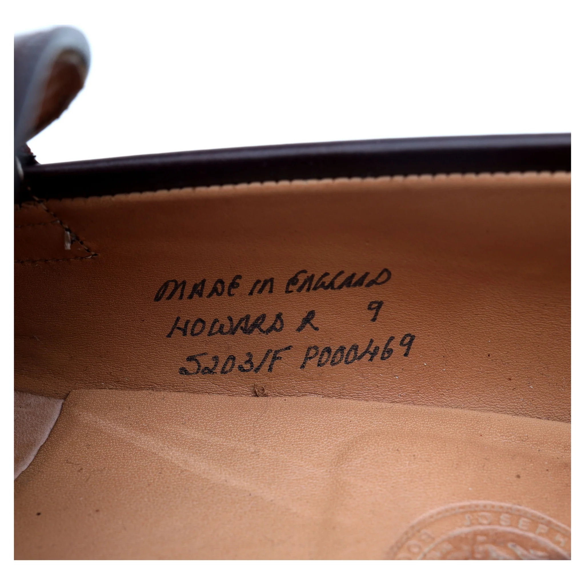 'Howard' Burgundy Leather Loafers UK 9 F - Image 13