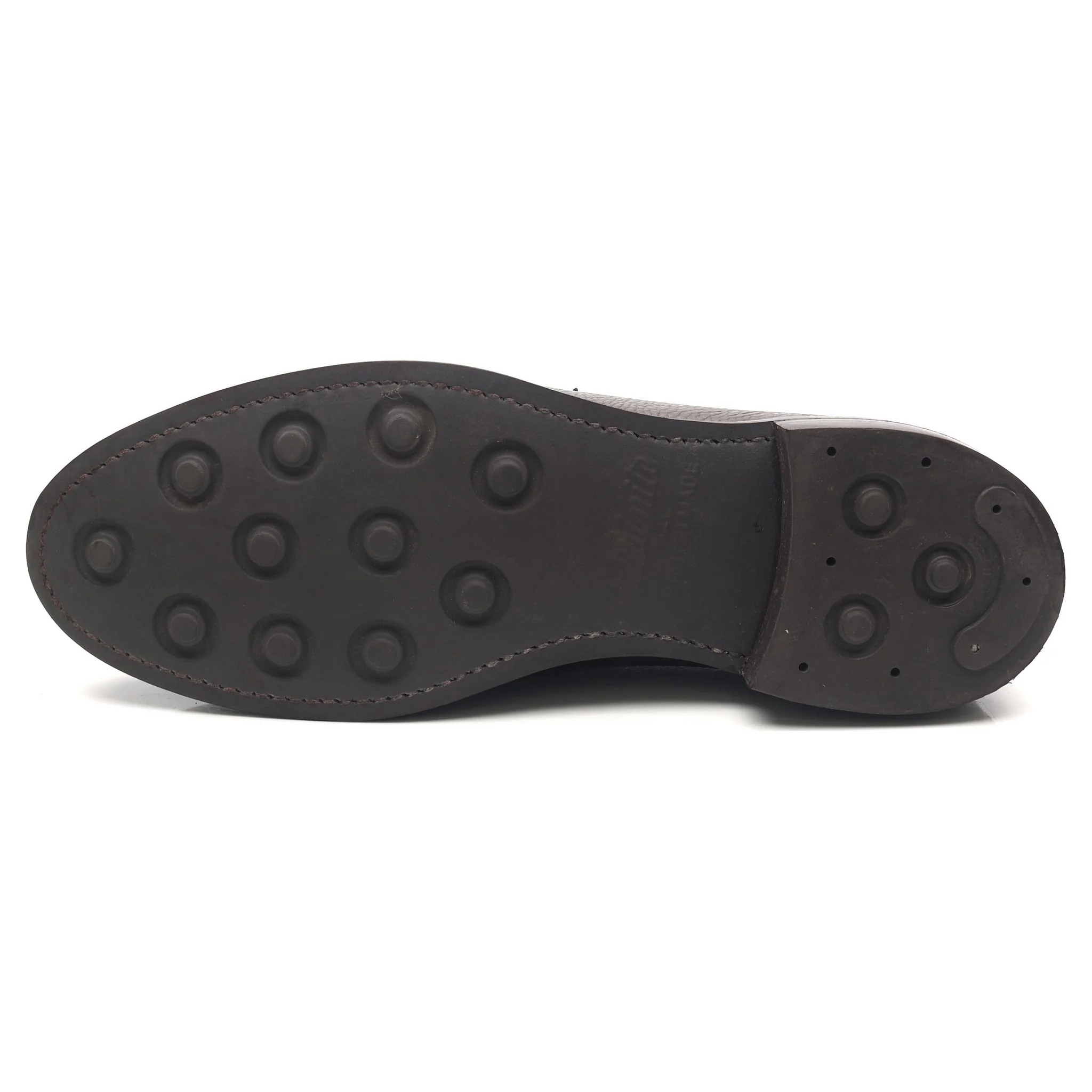'Howard' Dark Brown Leather Loafers UK 11 F - Image 10