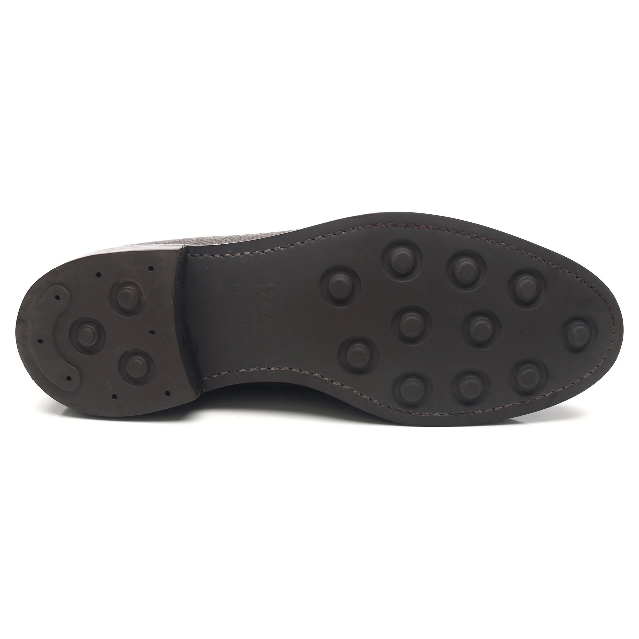 'Howard' Dark Brown Leather Loafers UK 11 F - Image 11